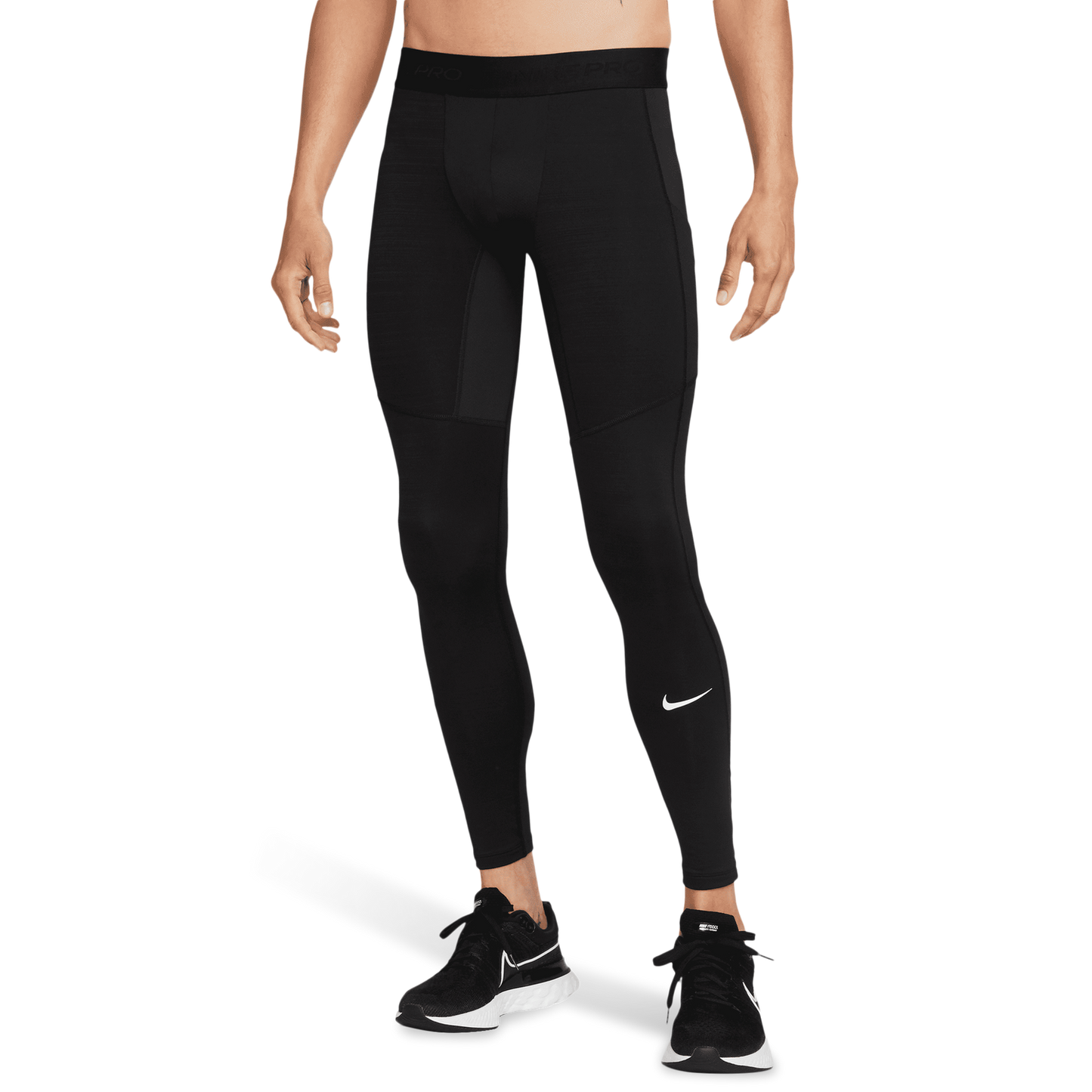 Nike Pro Warm Tight - Men's - Black/White