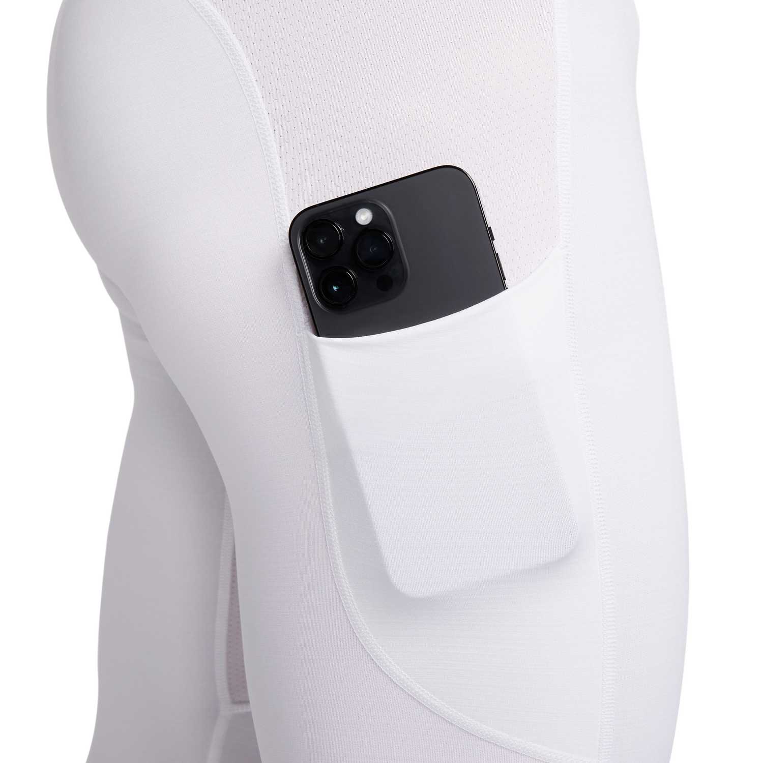 Nike Pro Warm Tight - Men's - White/Black