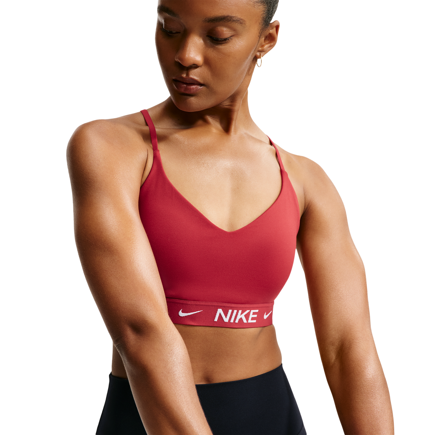 Nike Dri-FIT Indy Bra - Women's - Tough Red