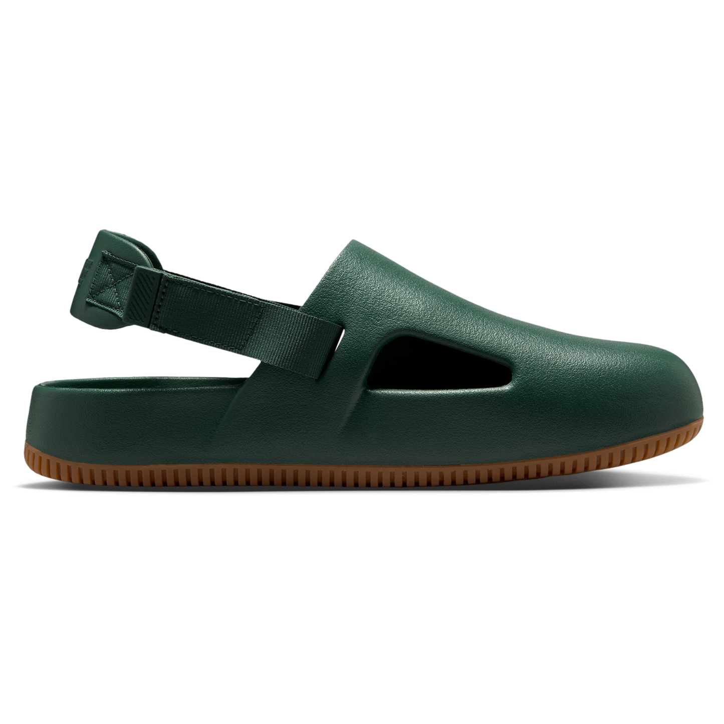 Nike Calm Mules - Men's - Fir/Fir/Gum Med Brown