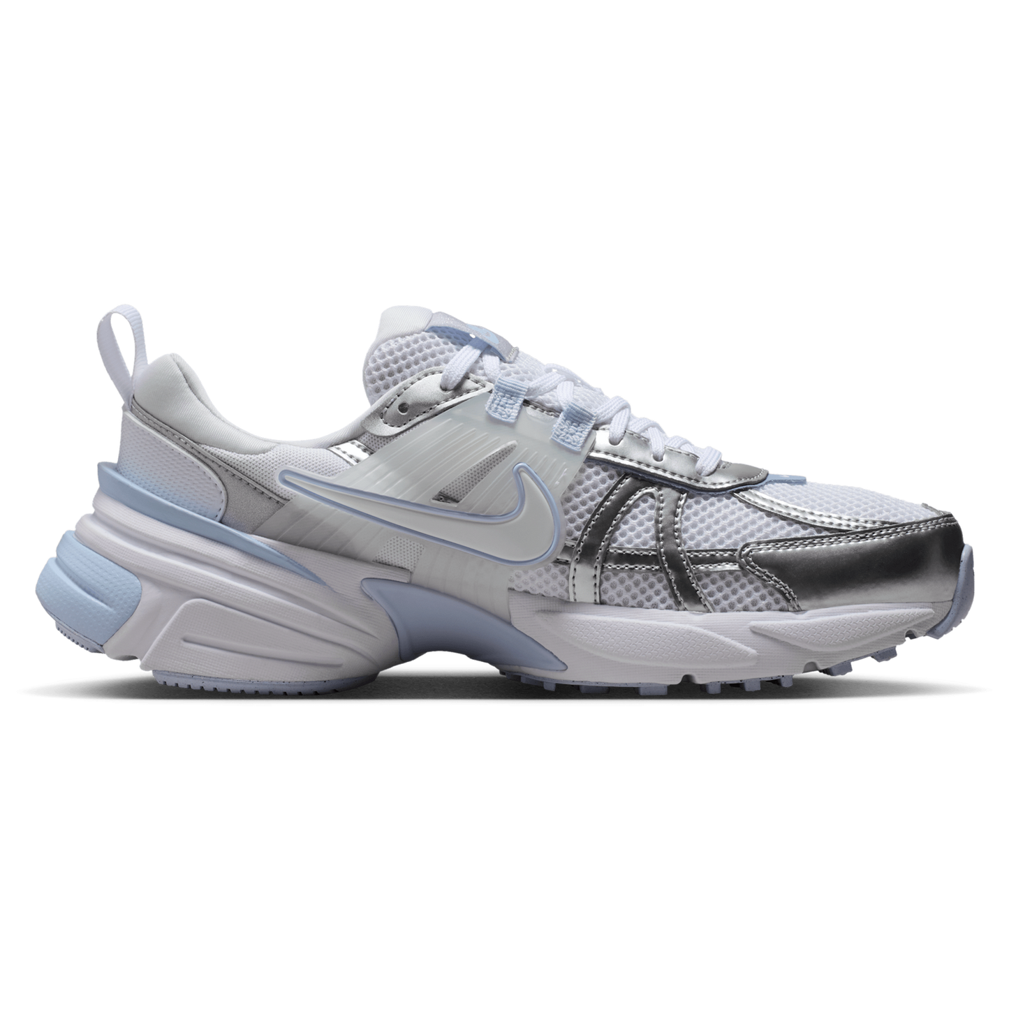 Nike V2K Run - Women's - White/Mtlc Silver/White