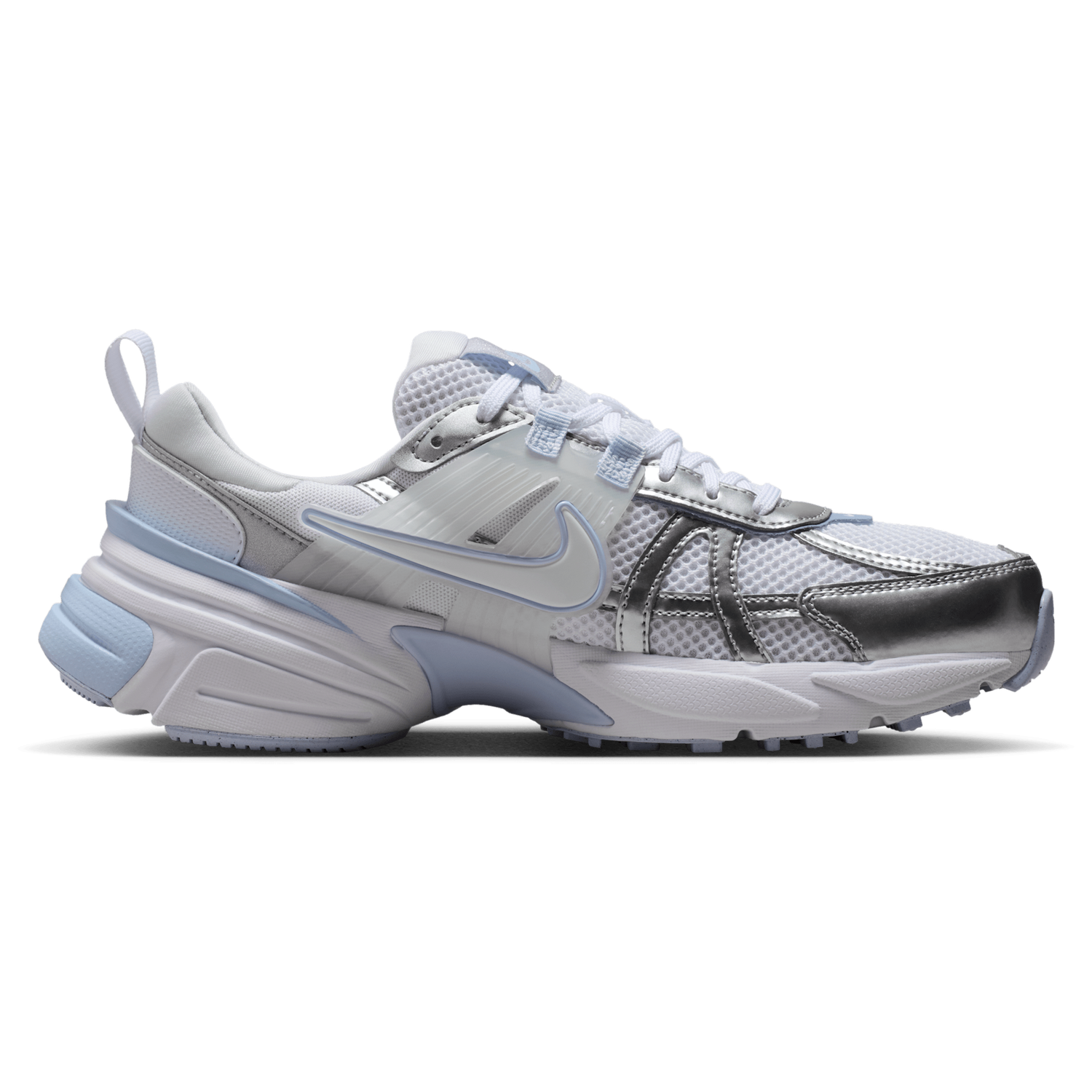 Nike V2K Run - Women's - White/Mtlc Silver/White