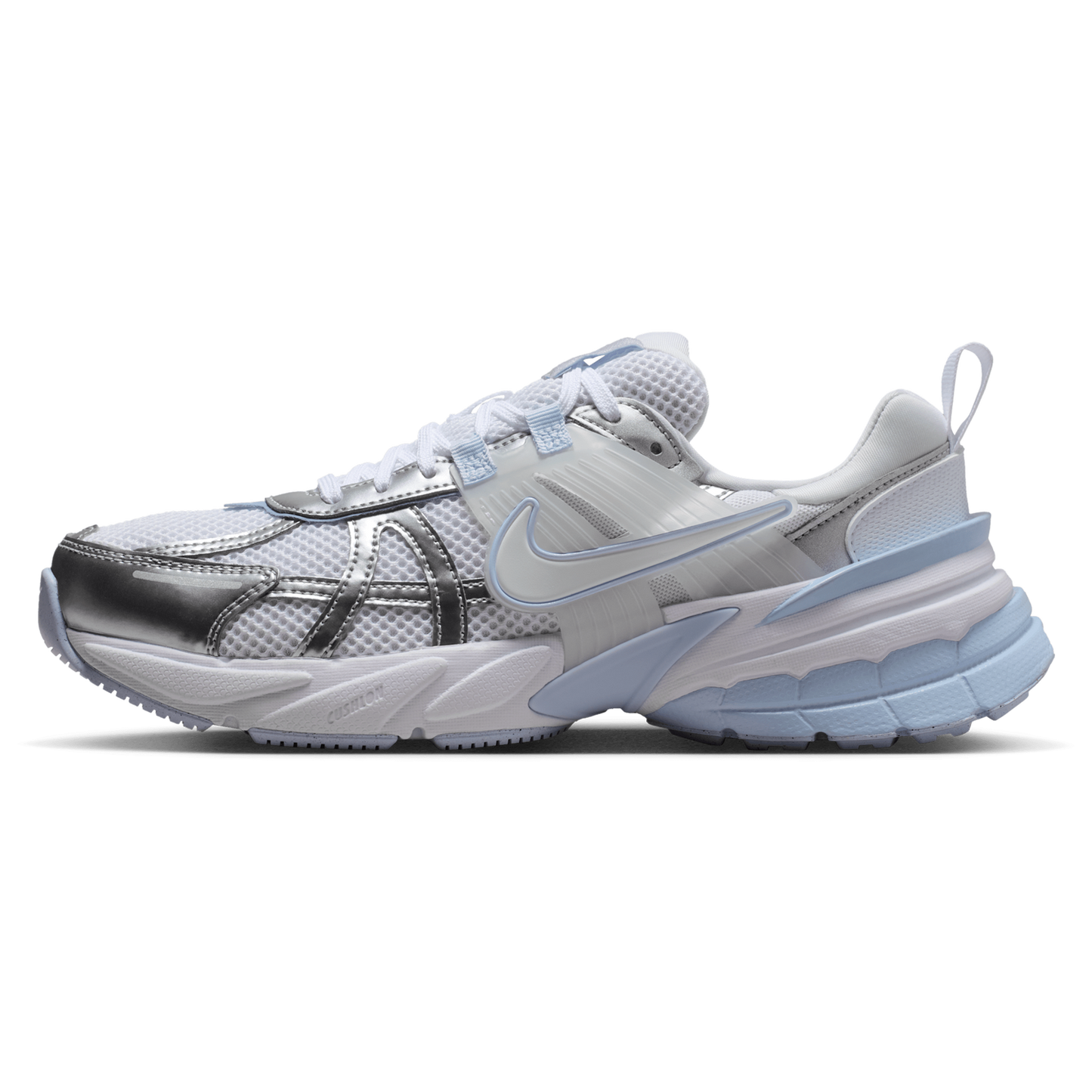 Nike V2K Run - Women's - White/Mtlc Silver/White