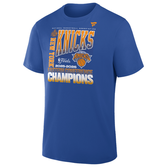 Fanatics Knicks 2026 ECF Champions Short Sleeve T-Shirt - Men's - Deep Royal