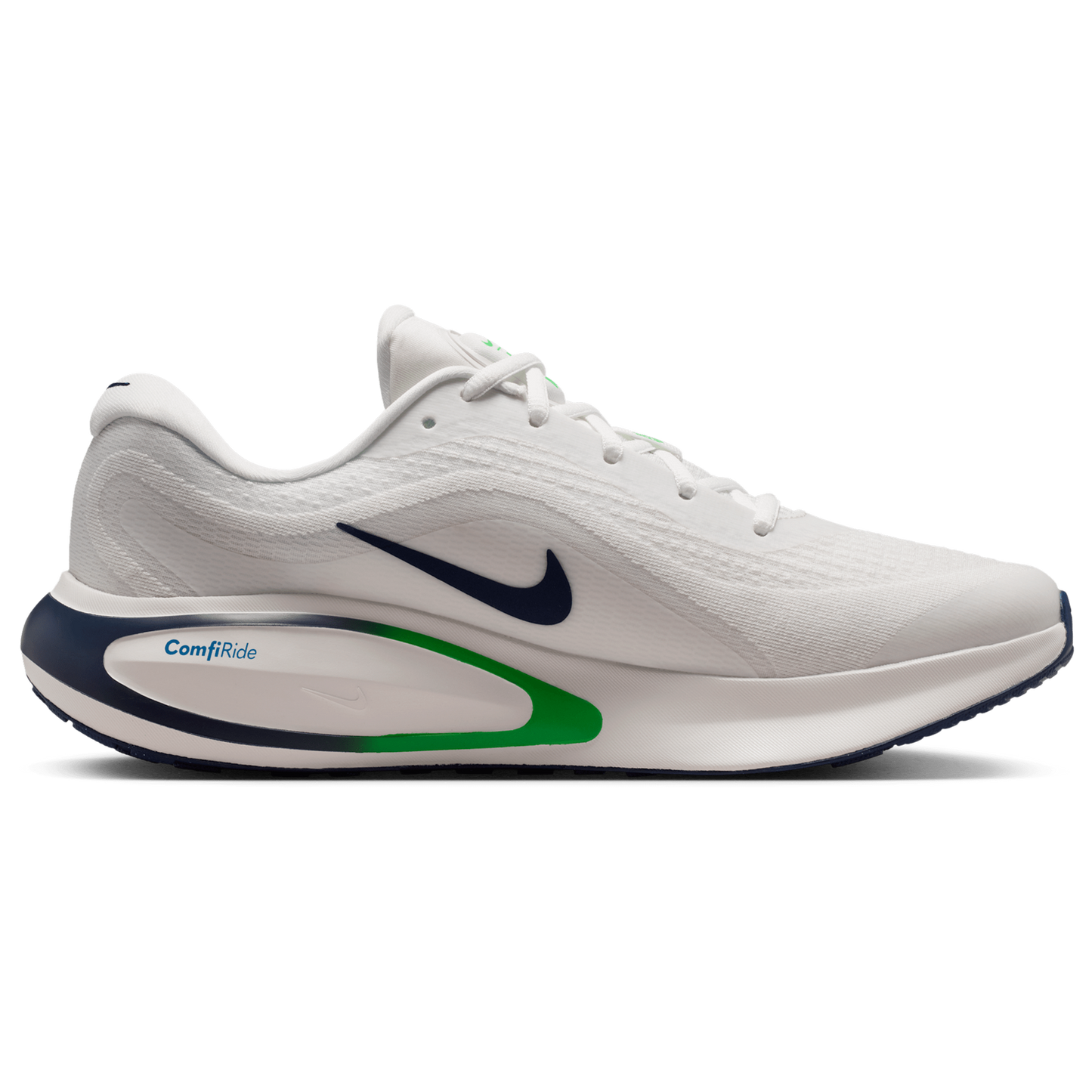 Nike Journey Run - Men's - Summit White/Midnight Navy/Green Spark
