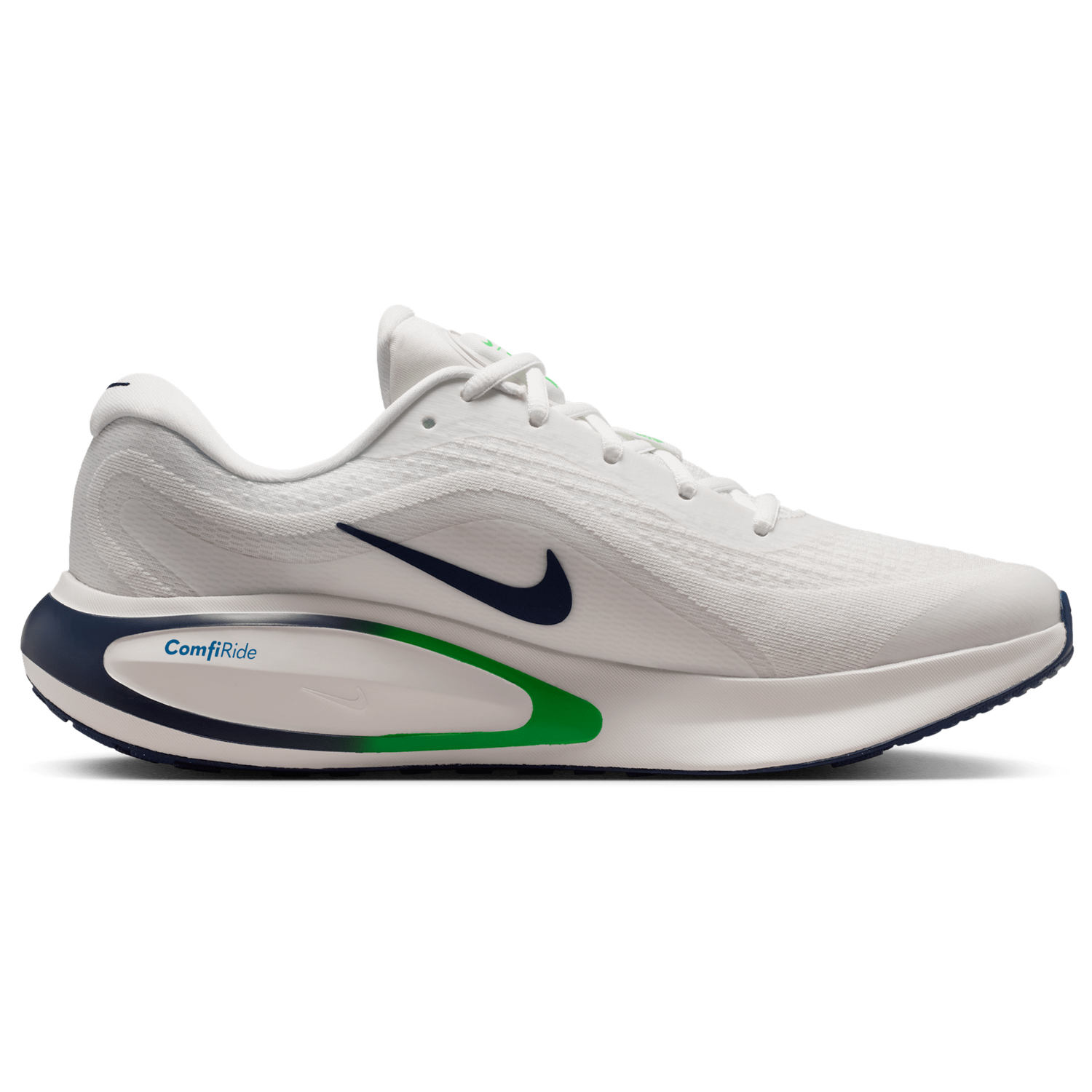 Nike Journey Run - Men's - Summit White/Midnight Navy/Green Spark