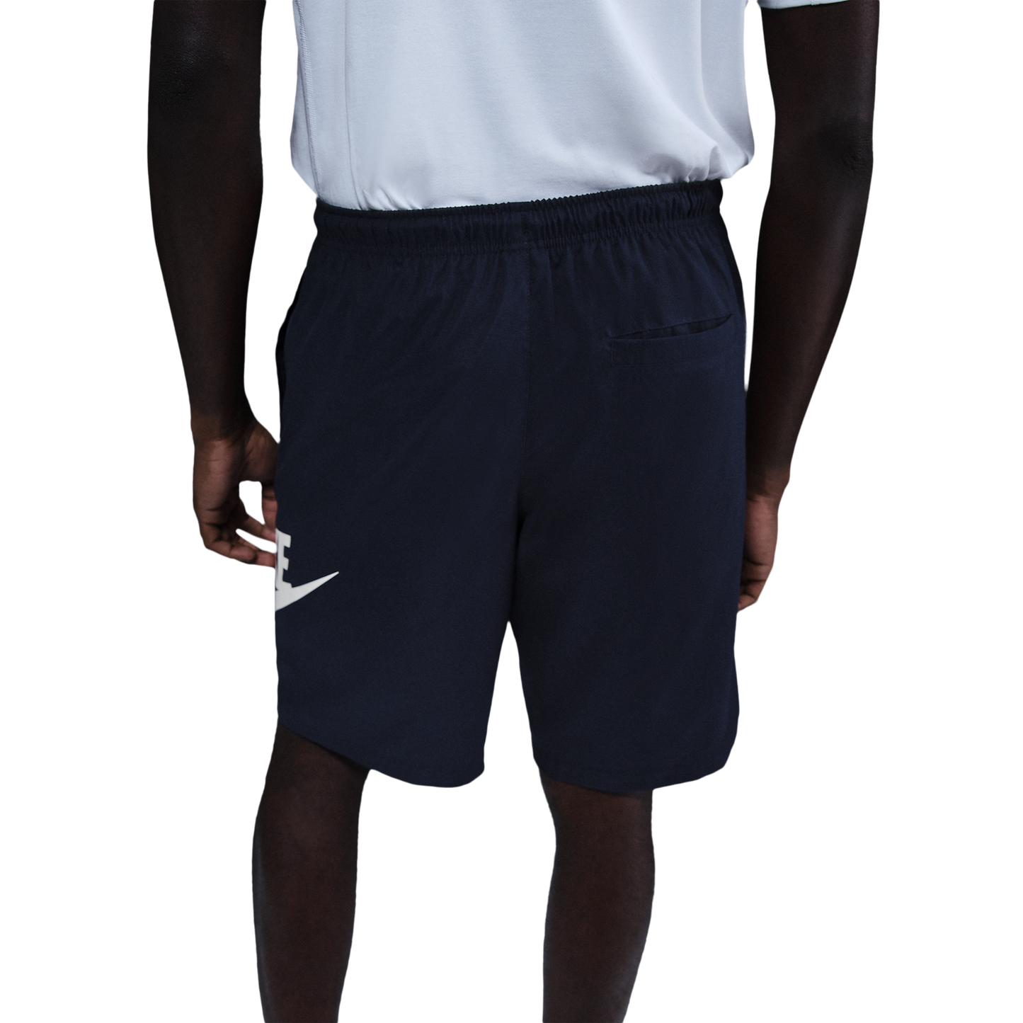 Nike Club Woven Shorts - Men's - White/Obsidian