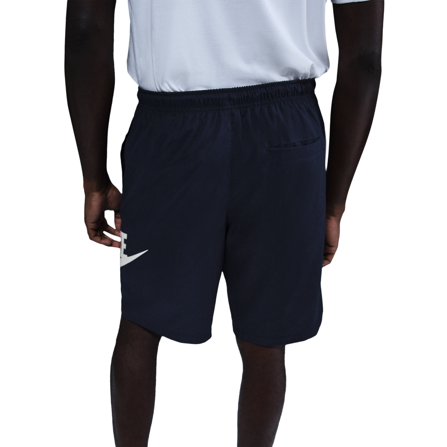Nike Club Woven Shorts - Men's - White/Obsidian