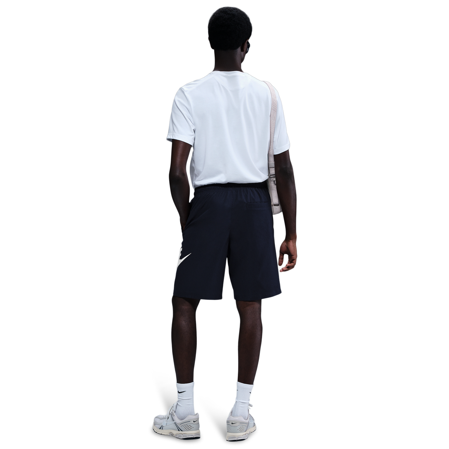 Nike Club Woven Shorts - Men's - White/Obsidian