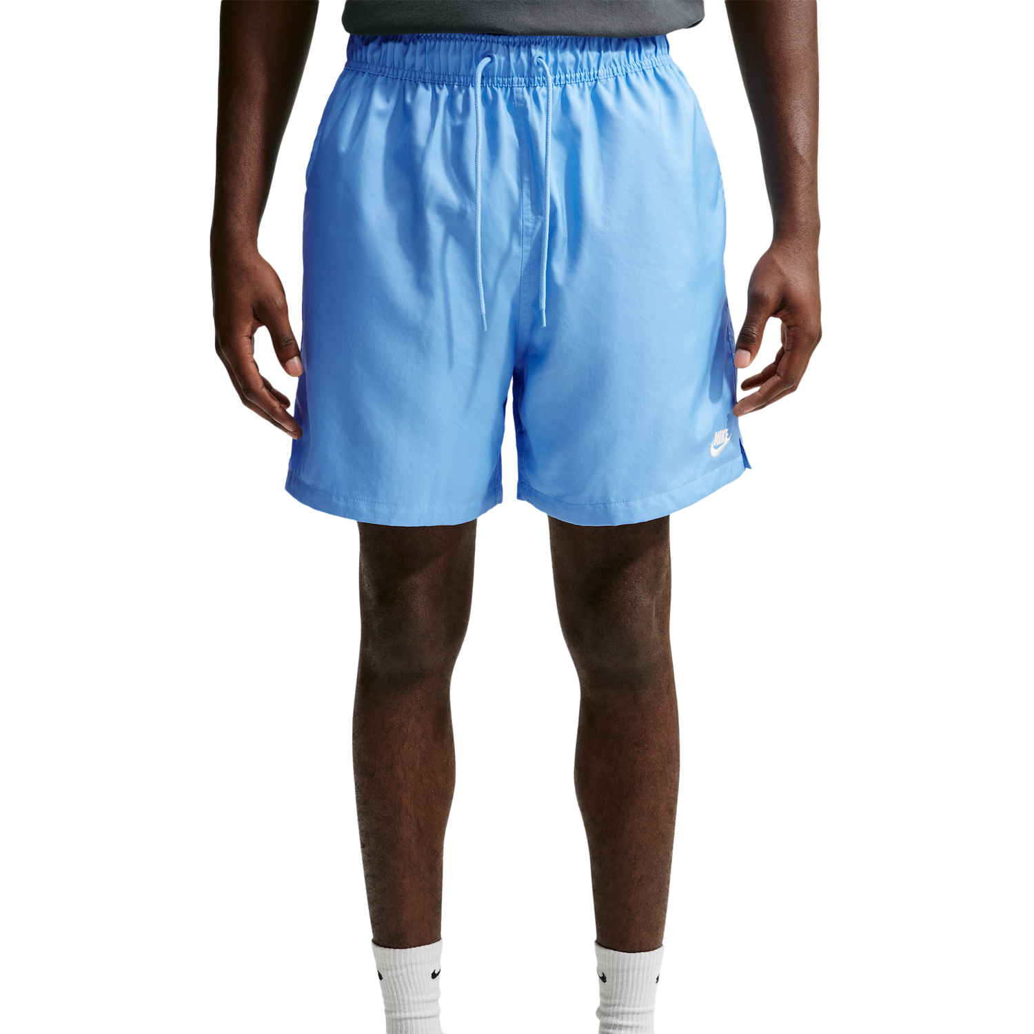 Nike Club Flow Shorts - Men's - White/Football Blue