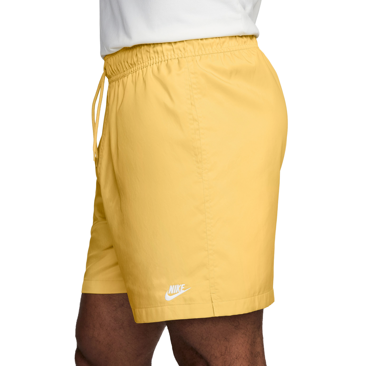 Nike Club Flow Shorts - Men's - Gold/White