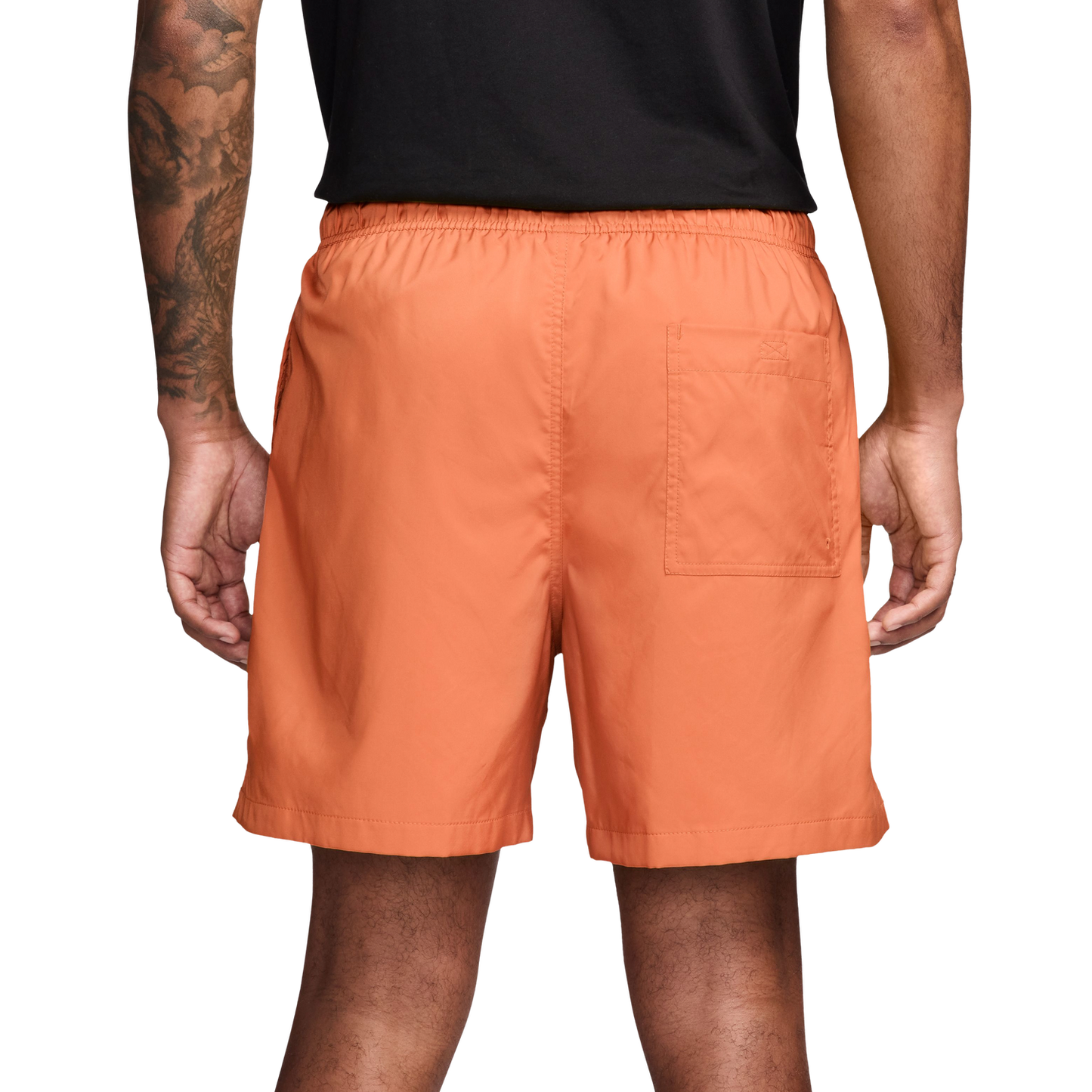 Nike Club Flow Shorts - Men's - White/Orange