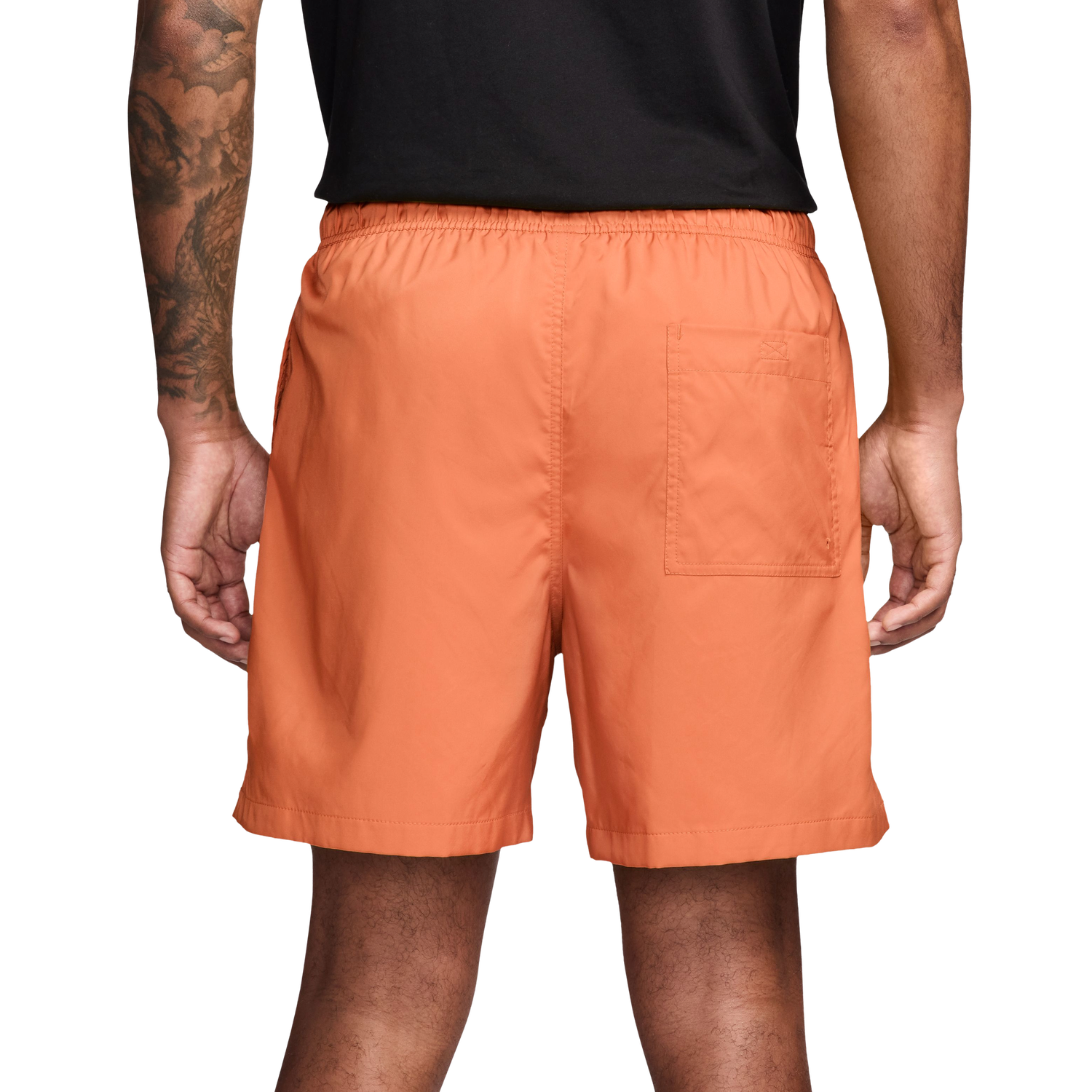 Nike Club Flow Shorts - Men's - White/Orange