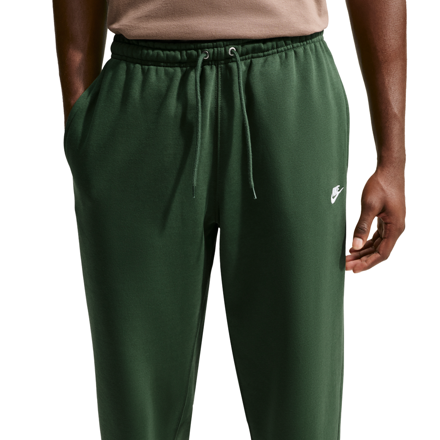 Nike Open Hem Club Pants - Men's - Fir/White/Fir