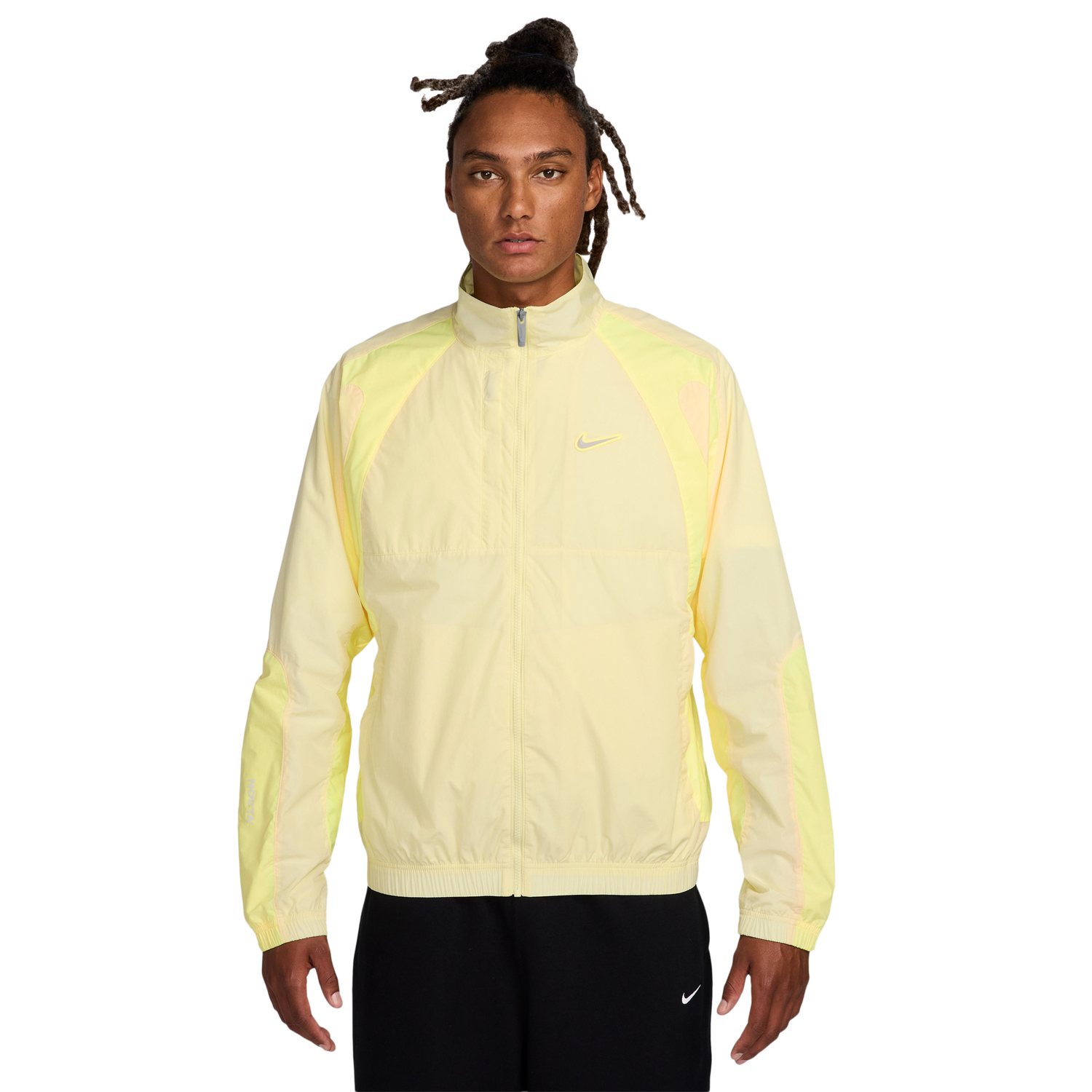 Nike NOCTA Track Jacket - Men's - Yellow/Gray