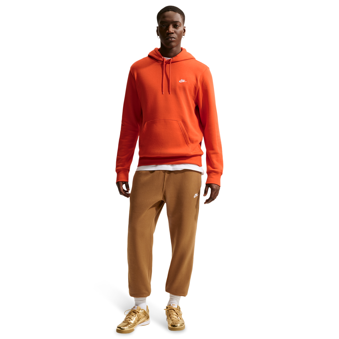 Nike Club Joggers - Men's - Ale Brown/White/Ale Brown