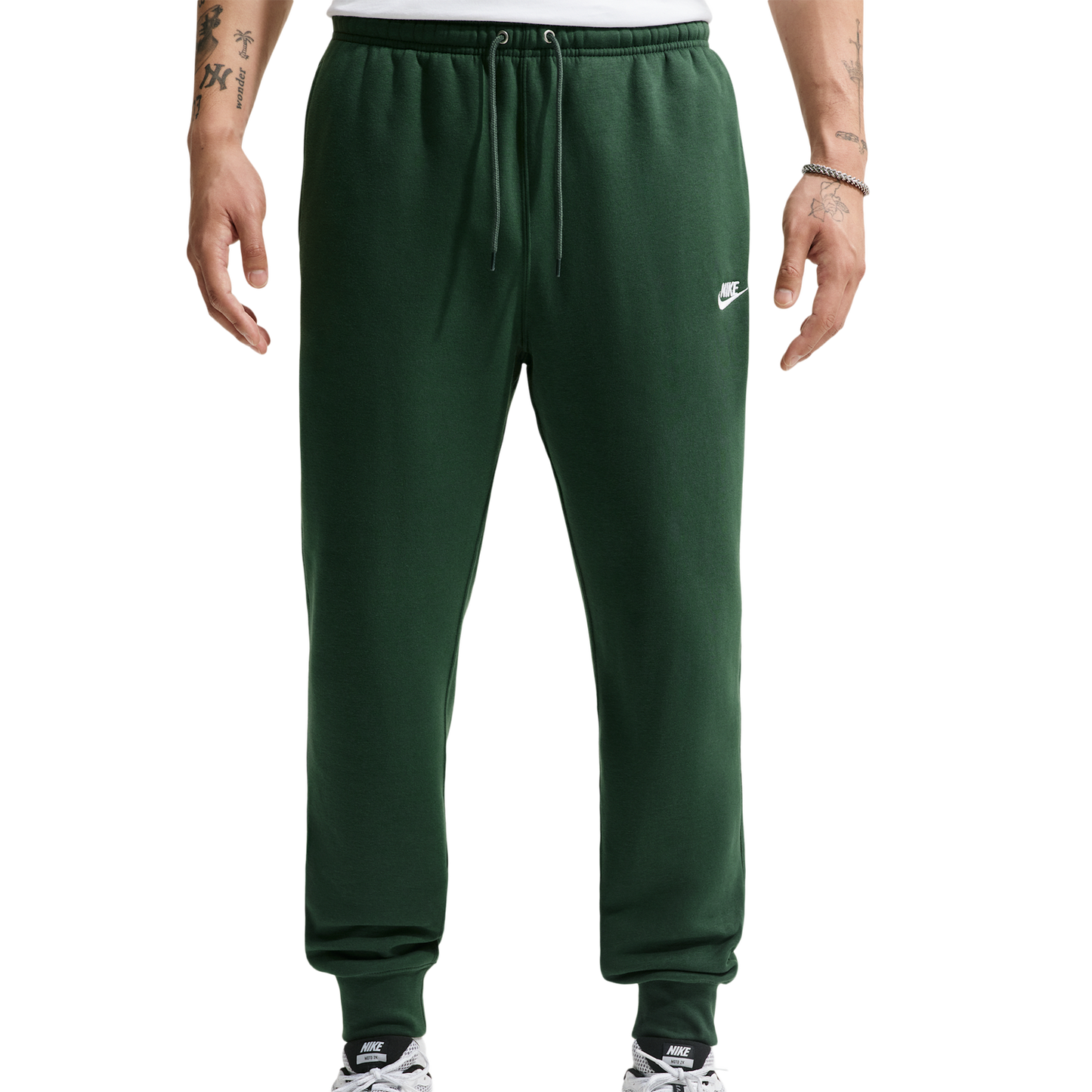 Nike Club Joggers - Men's - Fir/White/Fir