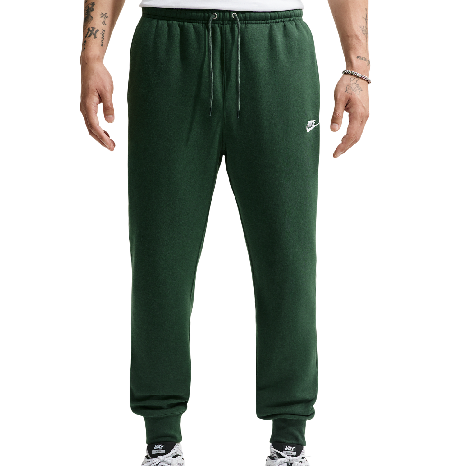 Nike Club Joggers - Men's - Fir/White/Fir