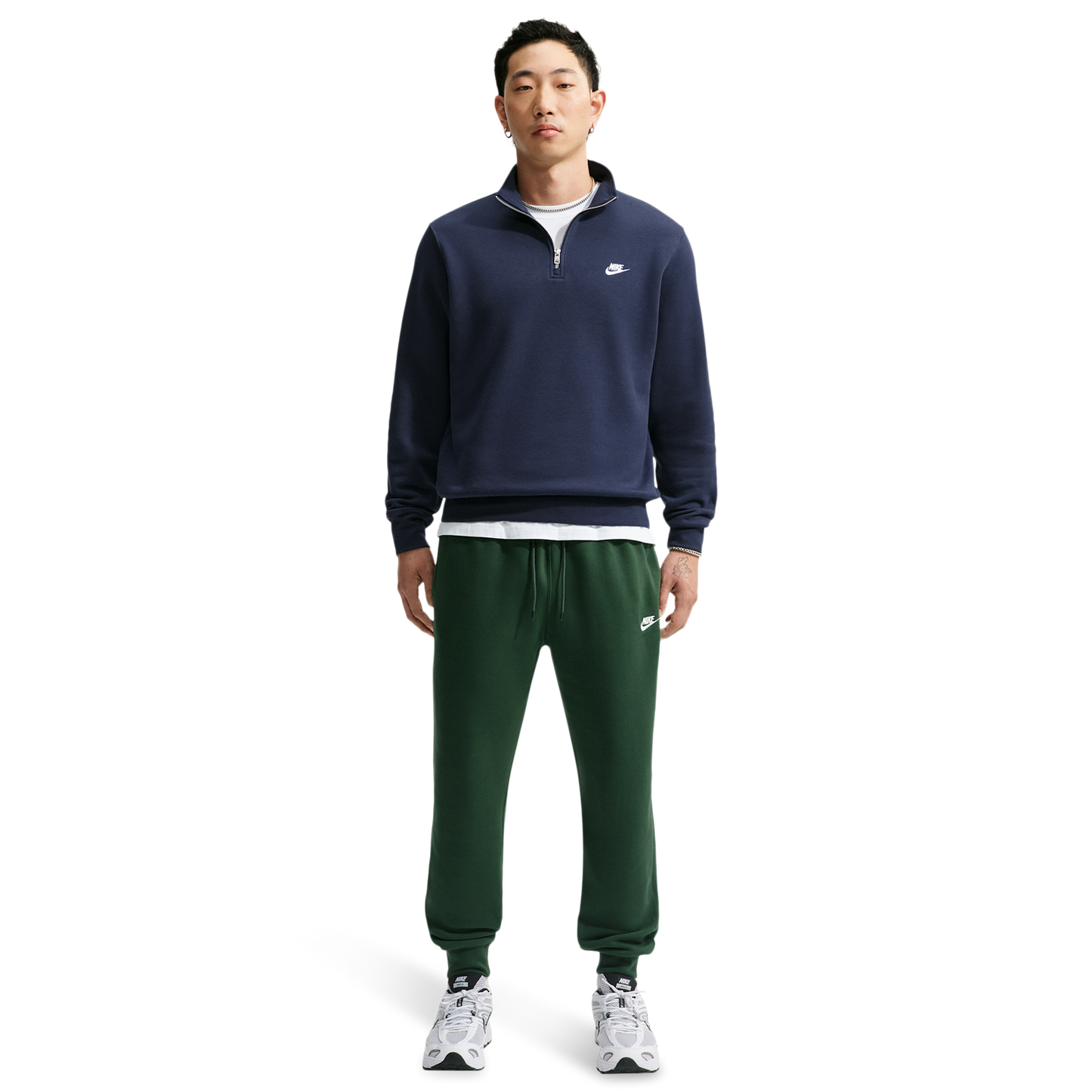 Nike Club Joggers - Men's - Fir/White/Fir