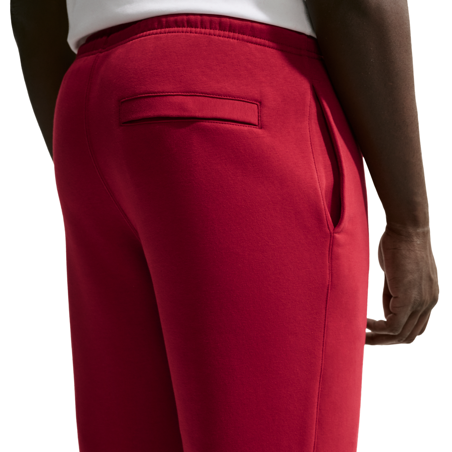 Nike Club Joggers - Men's - Tough Red/Tough Red/White