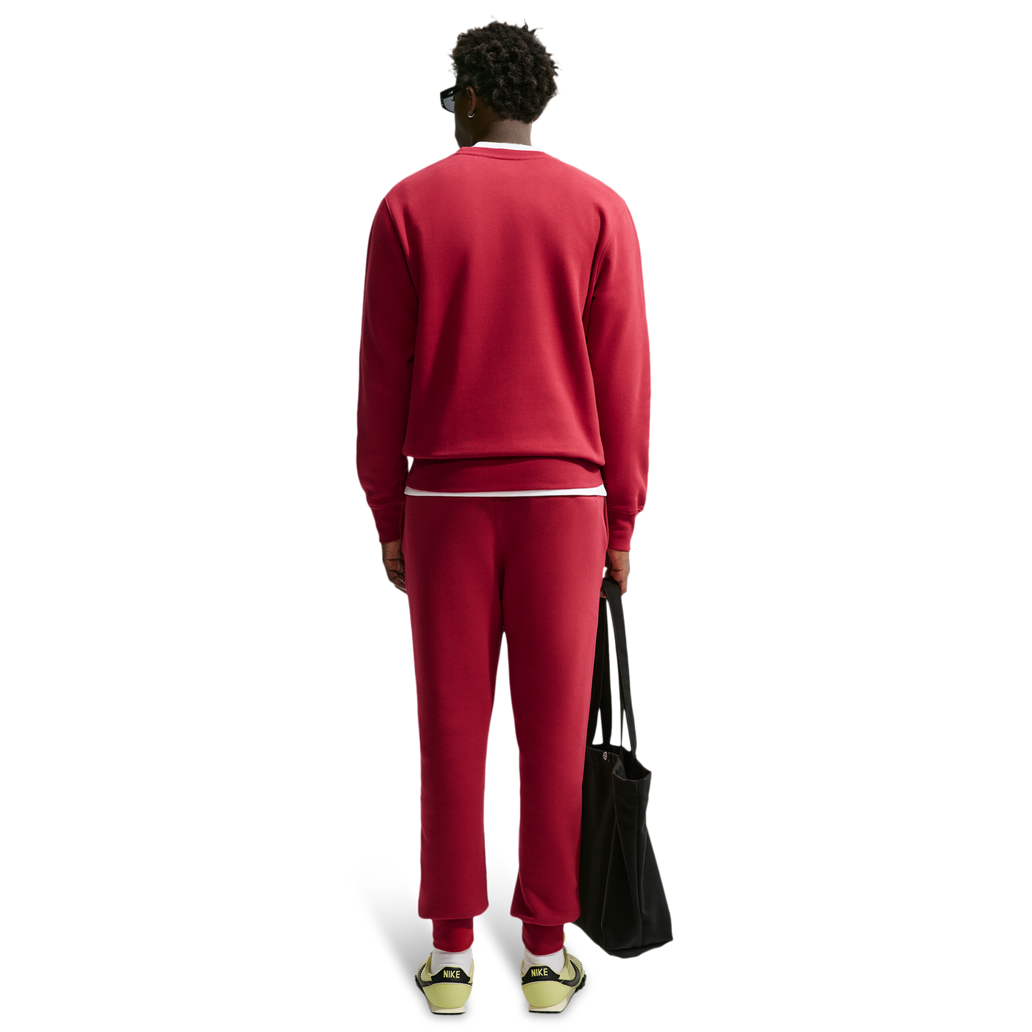 Nike Club Joggers - Men's - Tough Red/Tough Red/White