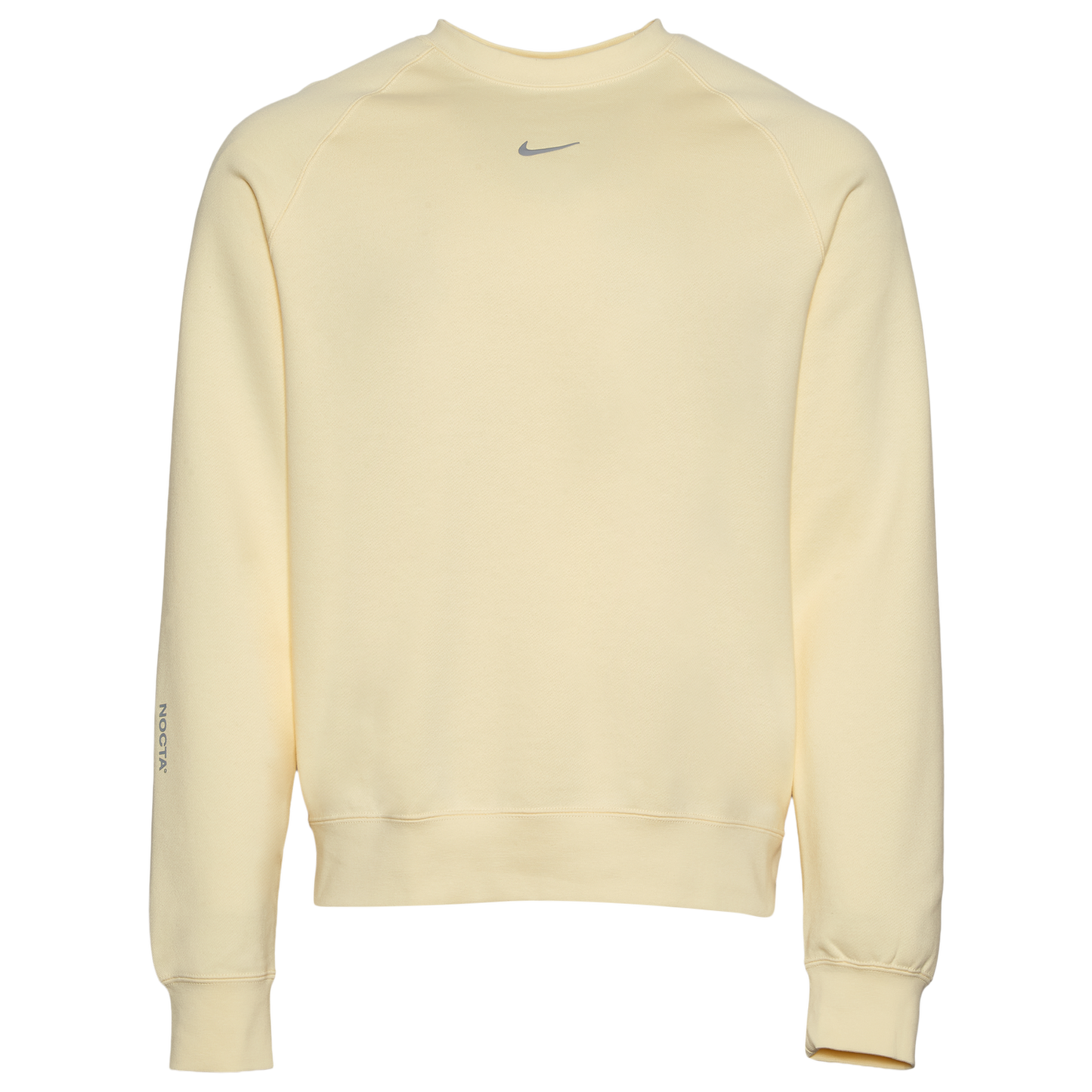 Nike NRG Nocta CS Fleece Crew - Men's - Gray/Yellow