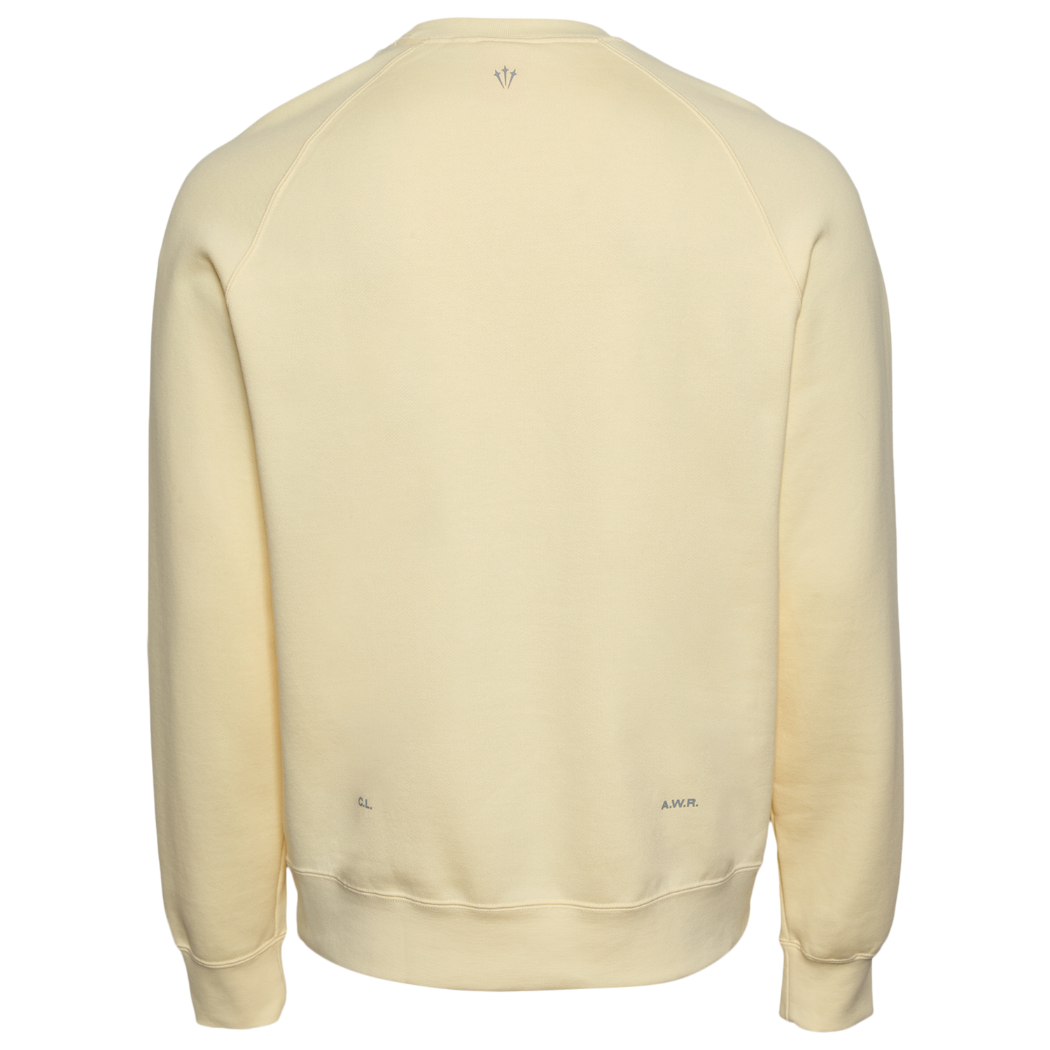 Nike NRG Nocta CS Fleece Crew - Men's - Gray/Yellow