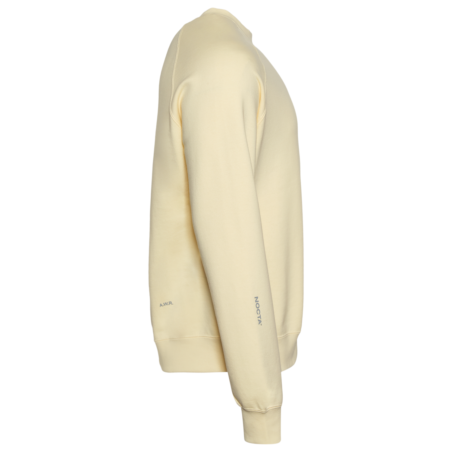 Nike NRG Nocta CS Fleece Crew - Men's - Gray/Yellow