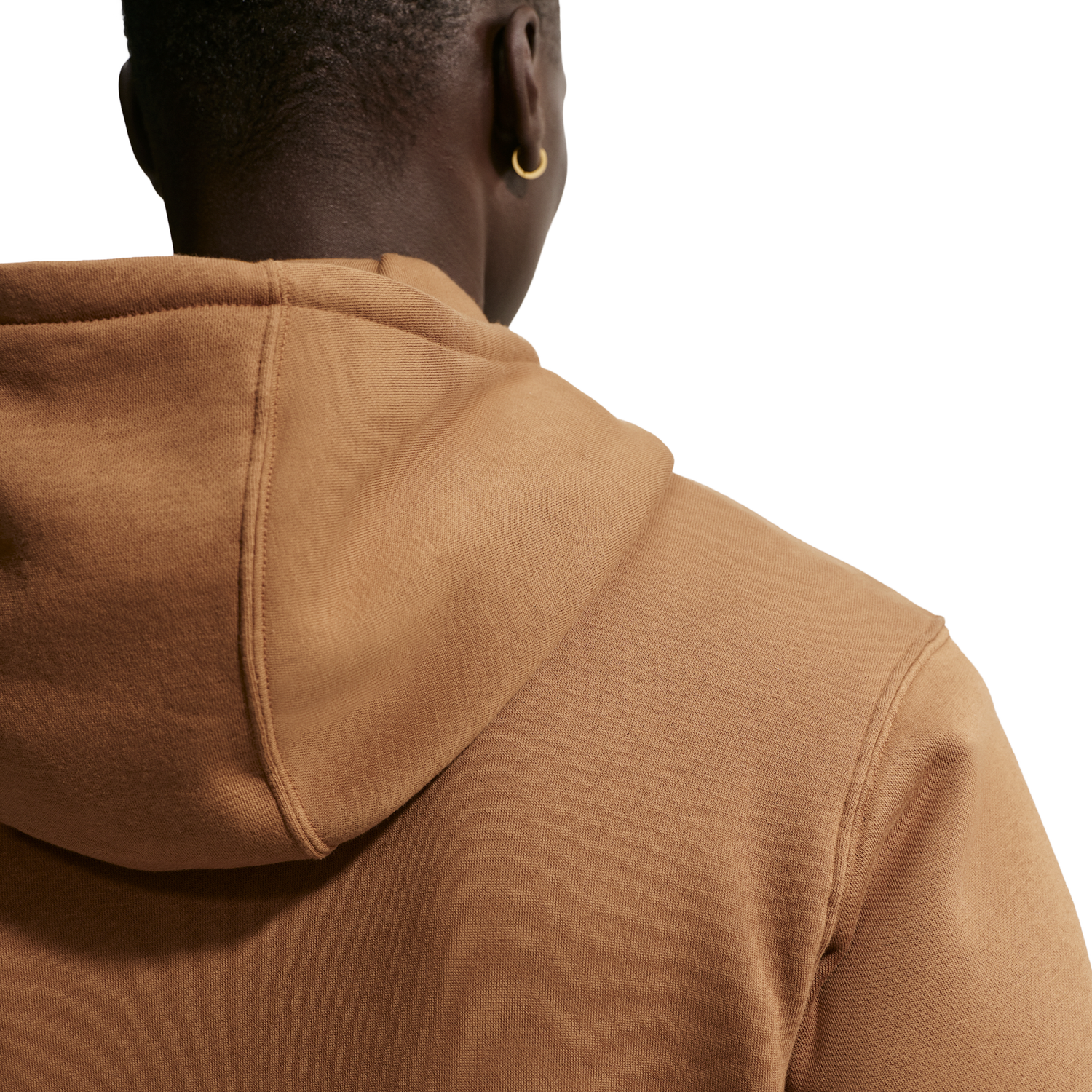Nike Club Pullover Hoodie - Men's - Ale Brown/White/Ale Brown