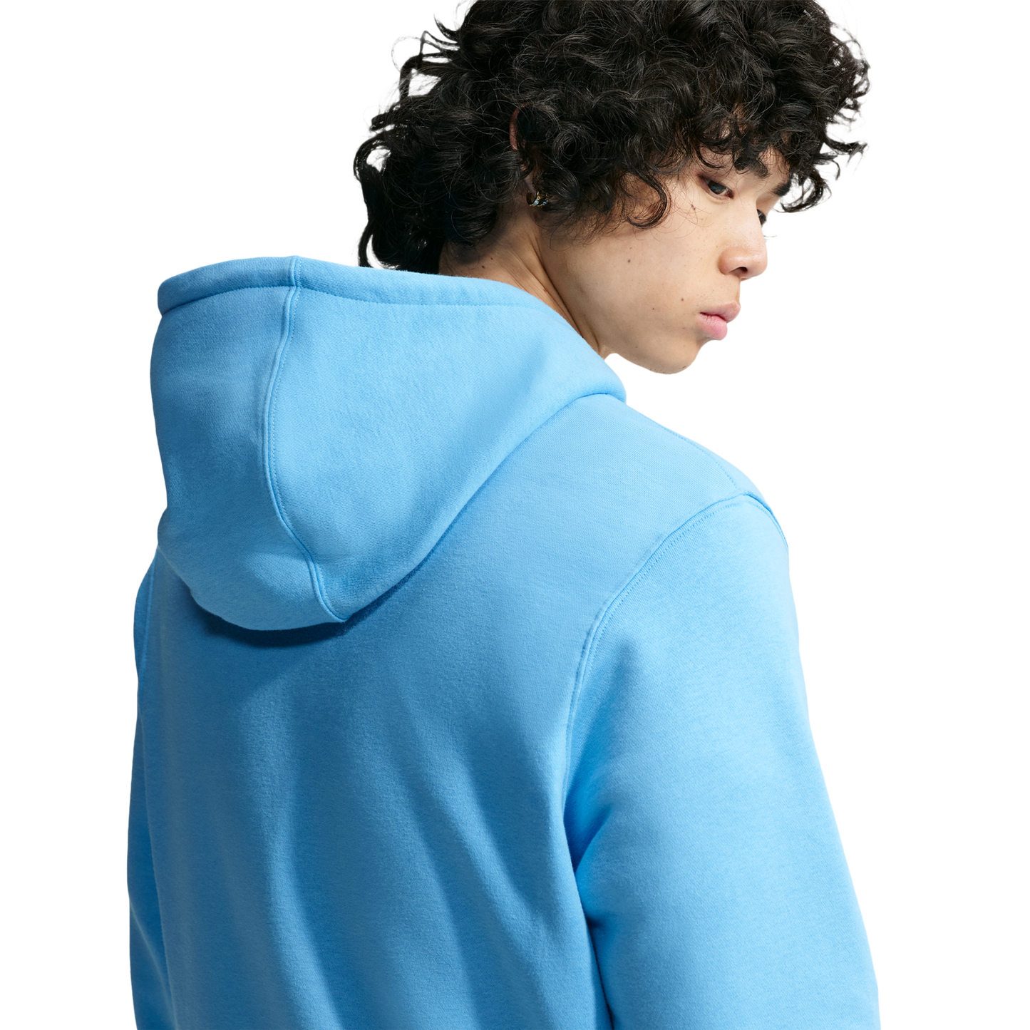Nike Club Pullover Hoodie - Men's - White/Football Blue/Football Blue