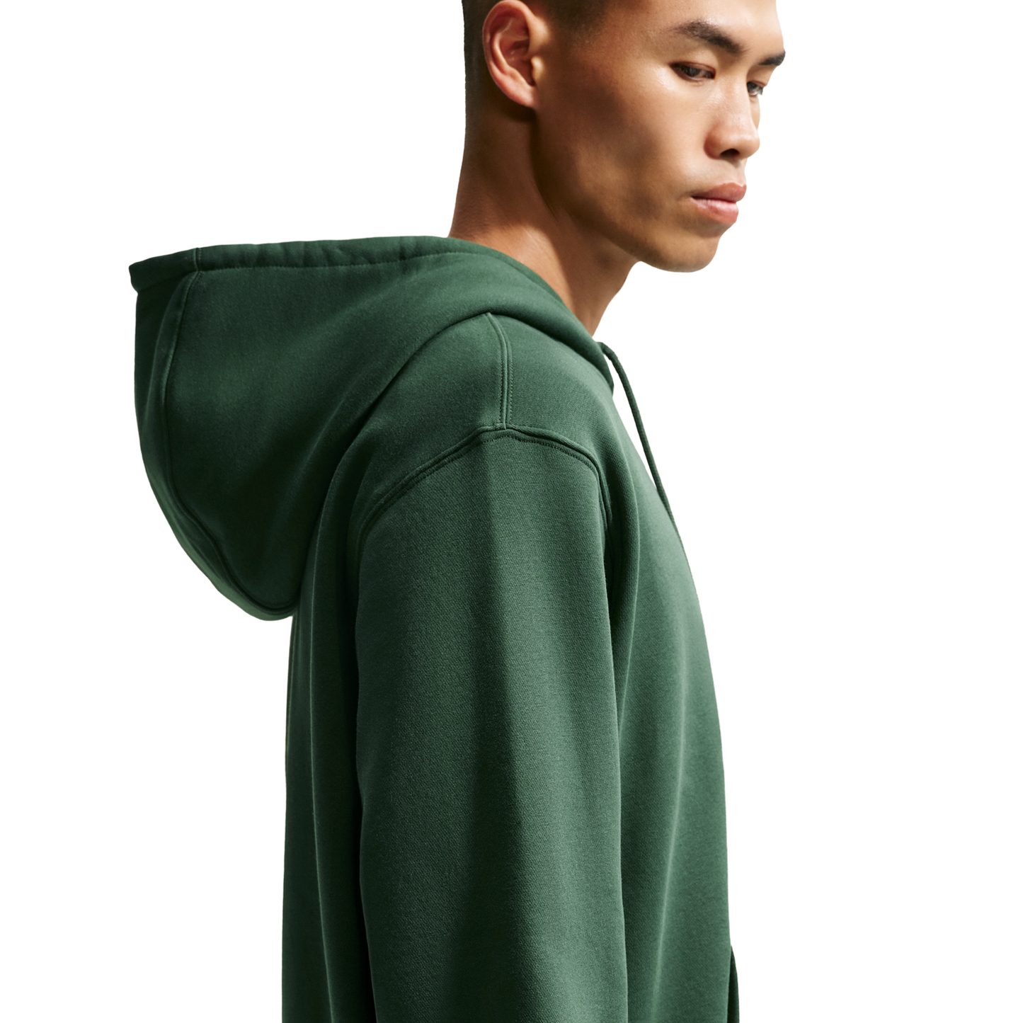 Nike Club Full-Zip Hoodie - Men's - Fir/White/Fir
