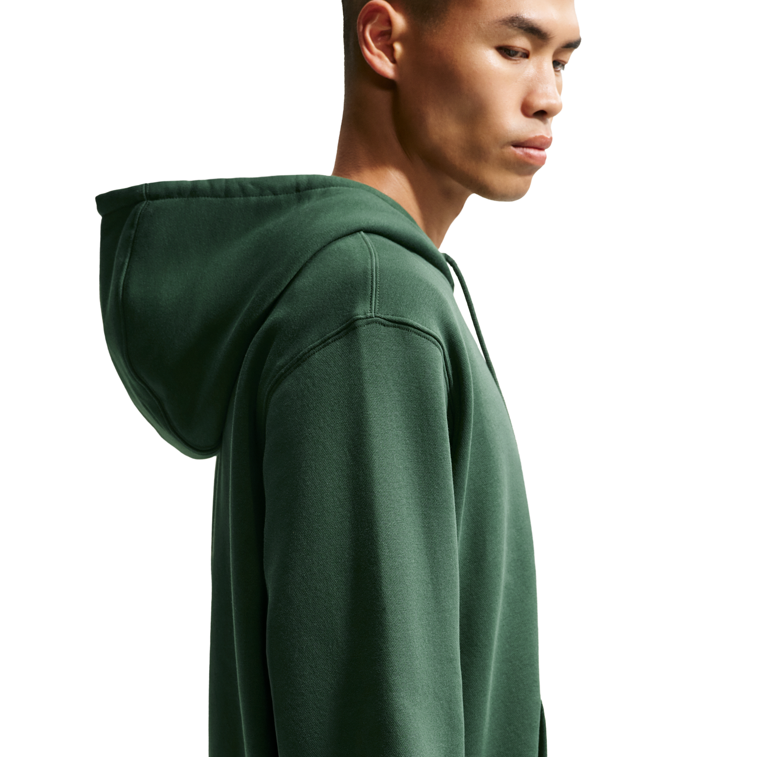 Nike Club Full-Zip Hoodie - Men's - Fir/White/Fir