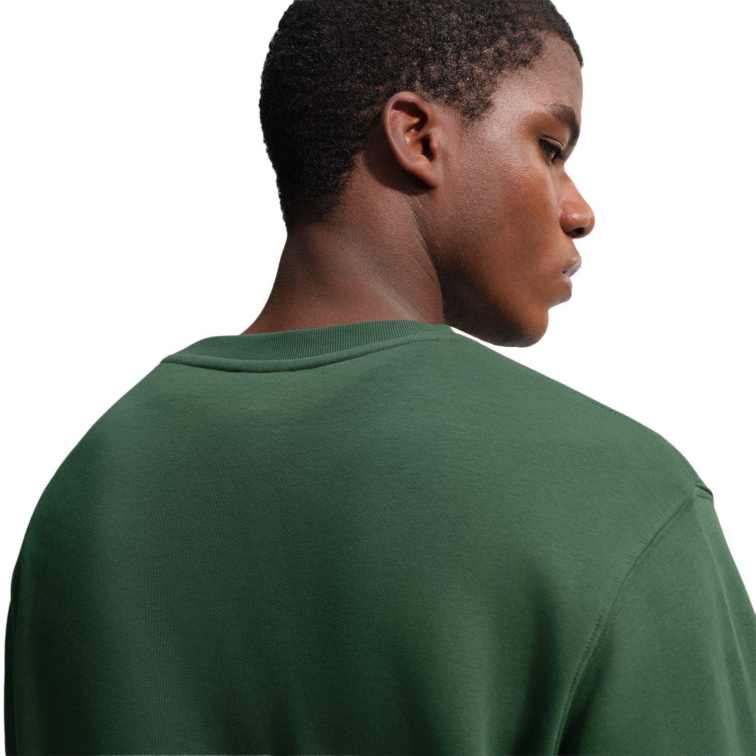 Nike Club Crew - Men's - Fir/White