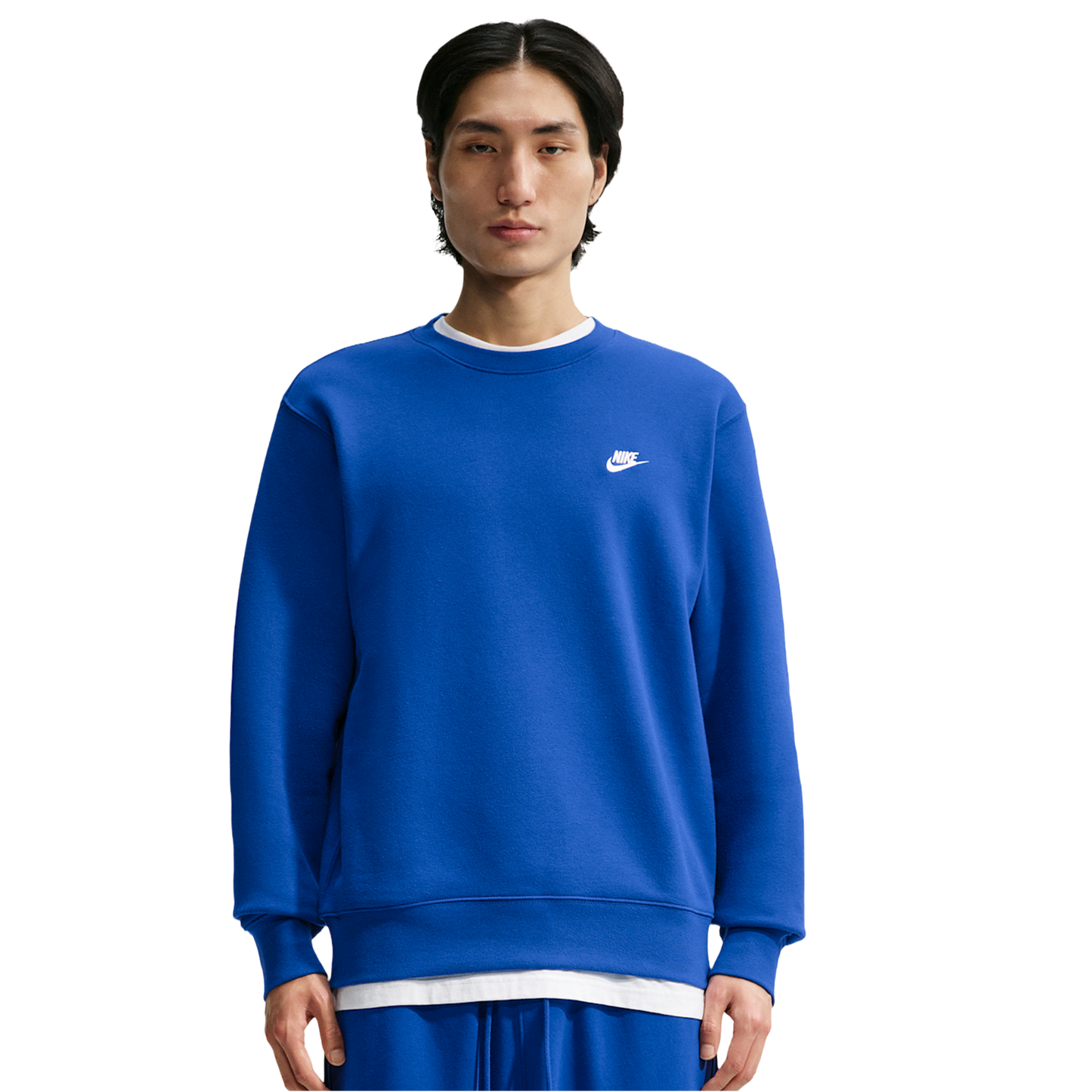 Nike Club Crew - Men's - Old Royal/White