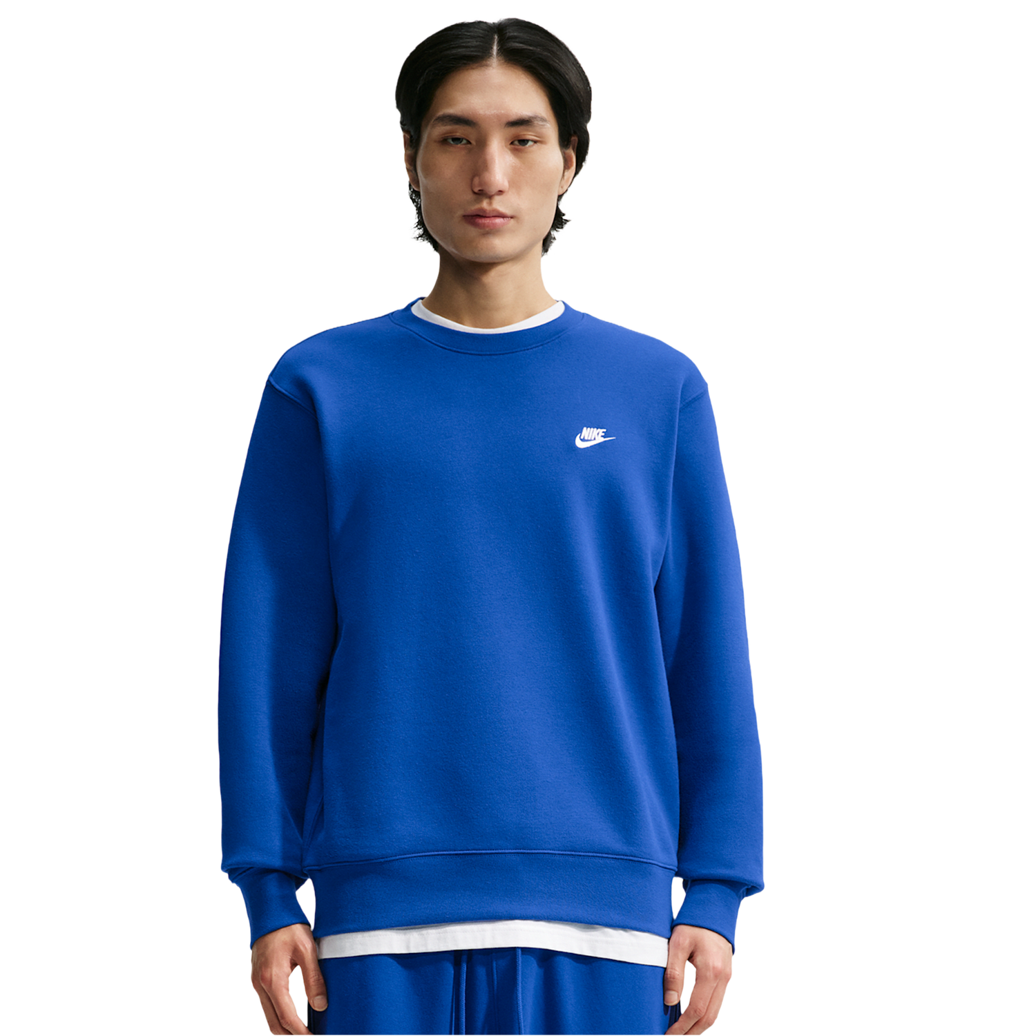 Nike Club Crew - Men's - Old Royal/White
