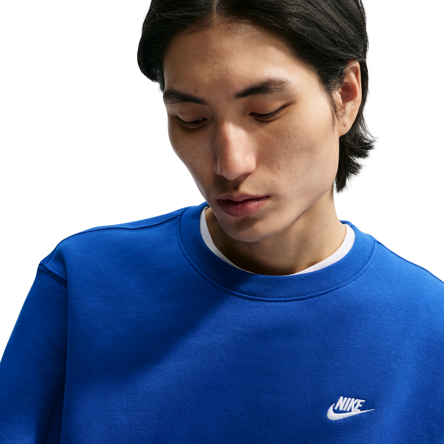 Nike Club Crew - Men's - Old Royal/White
