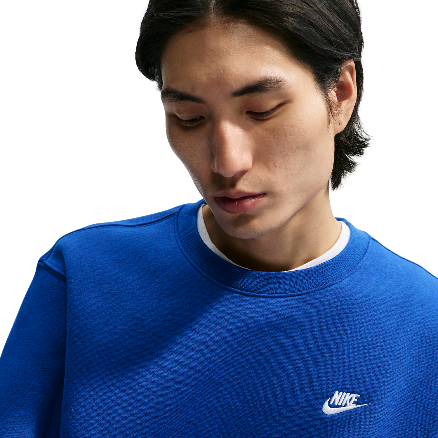 Nike Club Crew - Men's - Old Royal/White