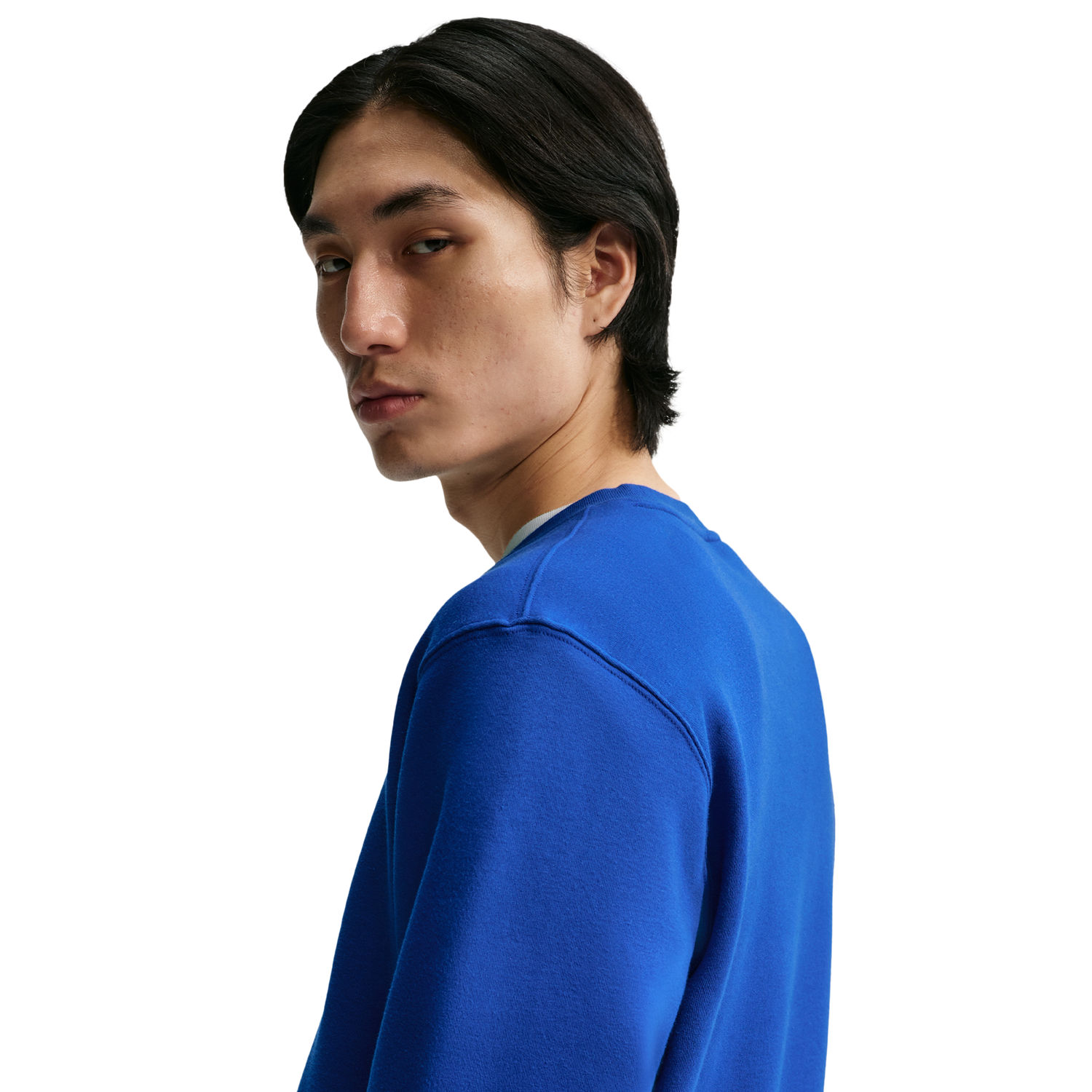 Nike Club Crew - Men's - Old Royal/White