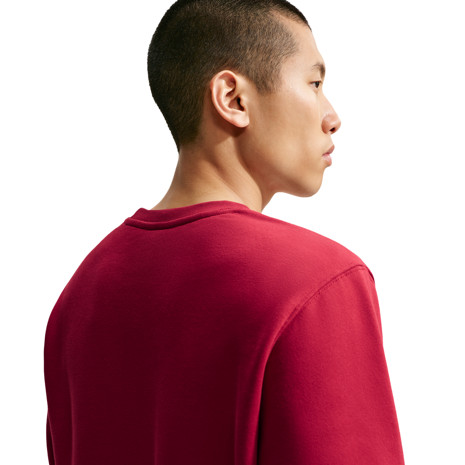 Nike Club Crew - Men's - Tough Red/White