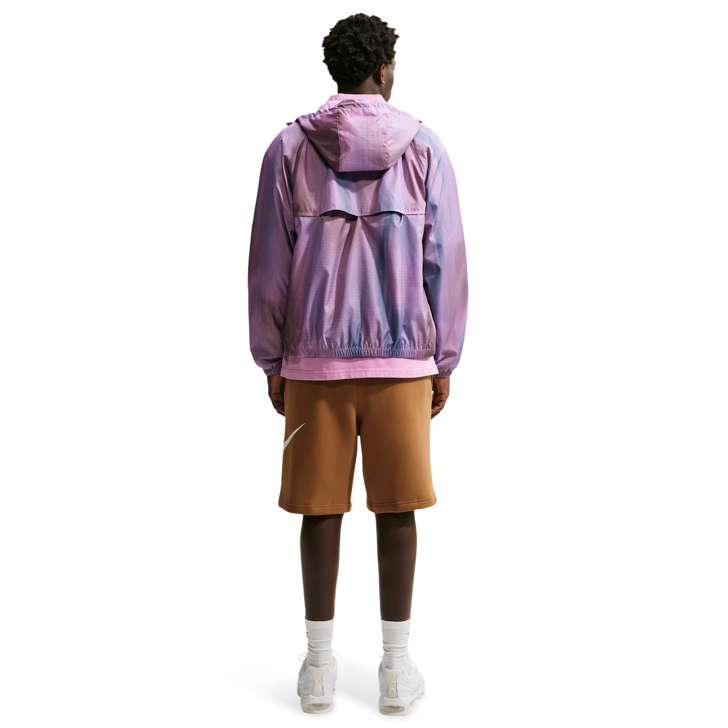 Nike Solo Swoosh Fleece Shorts - Men's - Ale Brown/Ale Brown/White