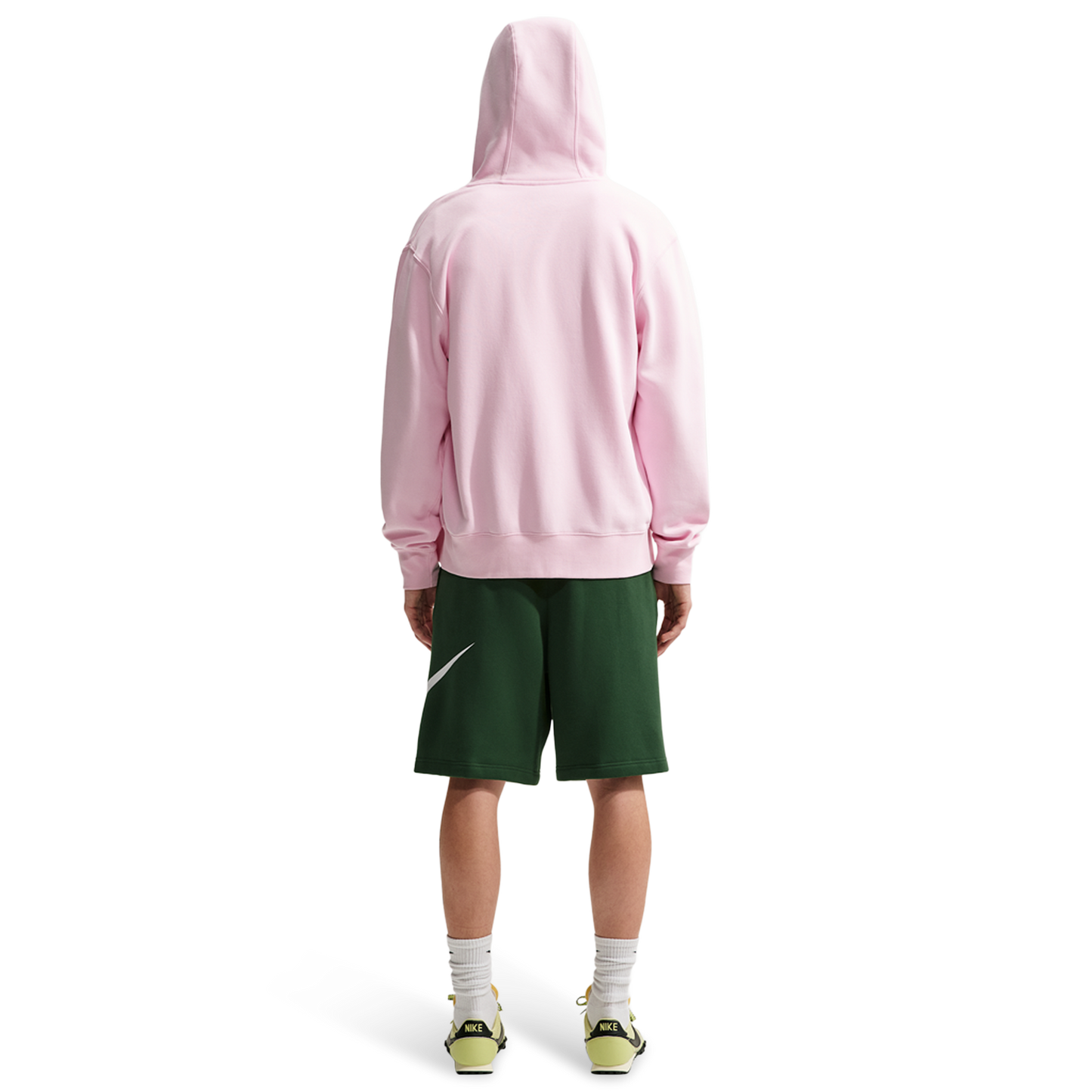 Nike Solo Swoosh Fleece Shorts - Men's - Fir/Fir/White