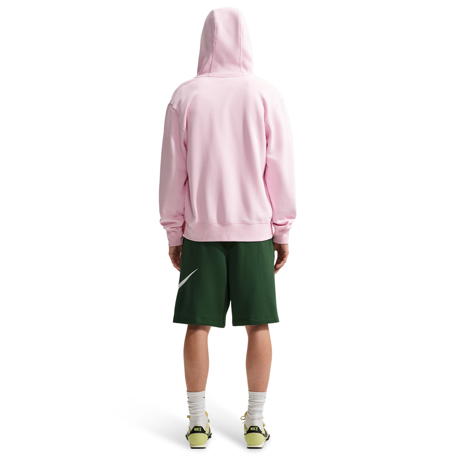 Nike Solo Swoosh Fleece Shorts - Men's - Fir/Fir/White