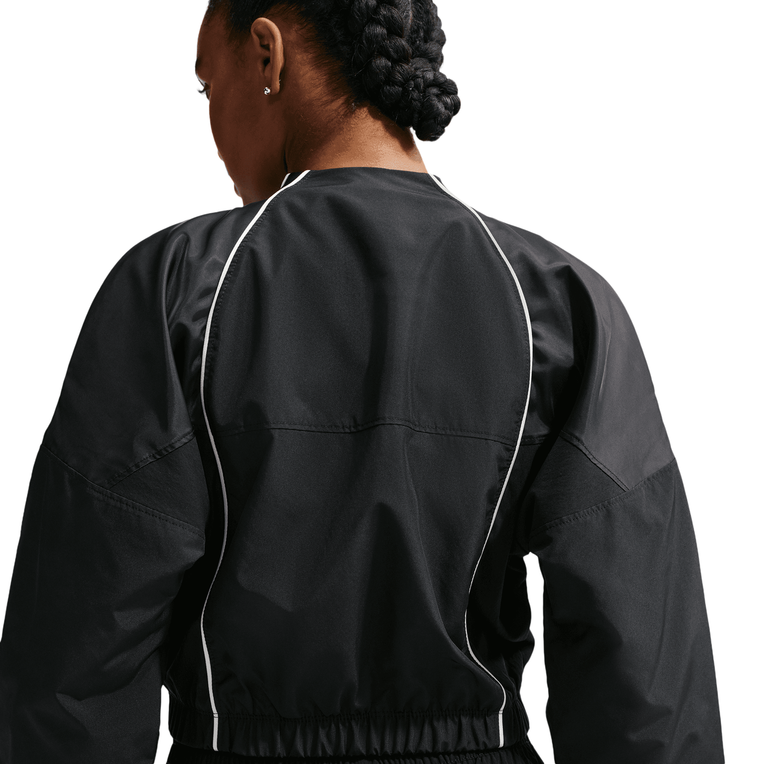 Nike NSW Shrunken Track Jacket Mod - Women's - Black/Sail