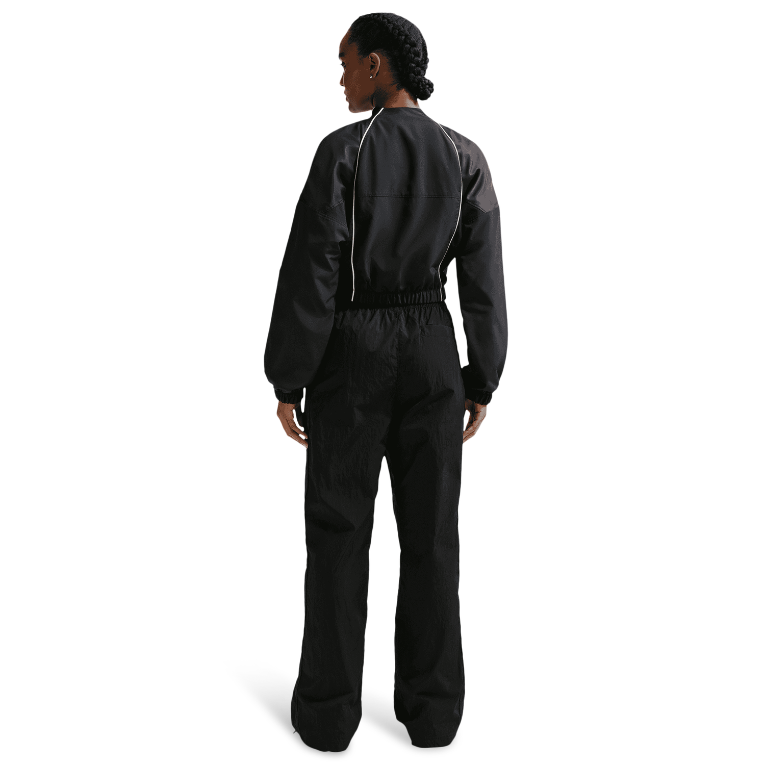 Nike NSW Shrunken Track Jacket Mod - Women's - Black/Sail