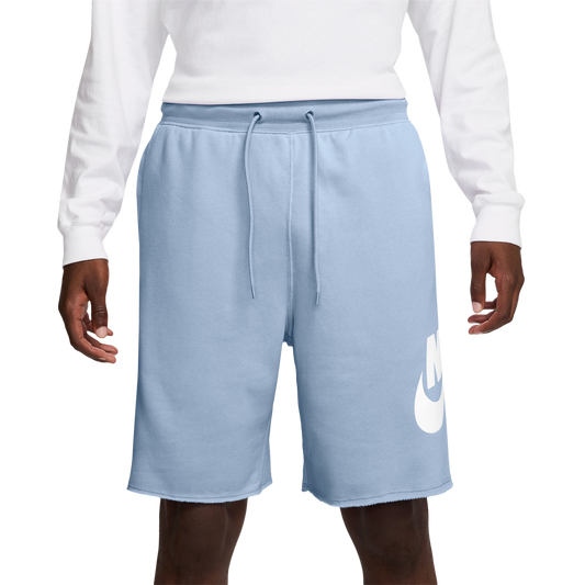 Nike Club Alumni FT Shorts - Men's - White/Blue