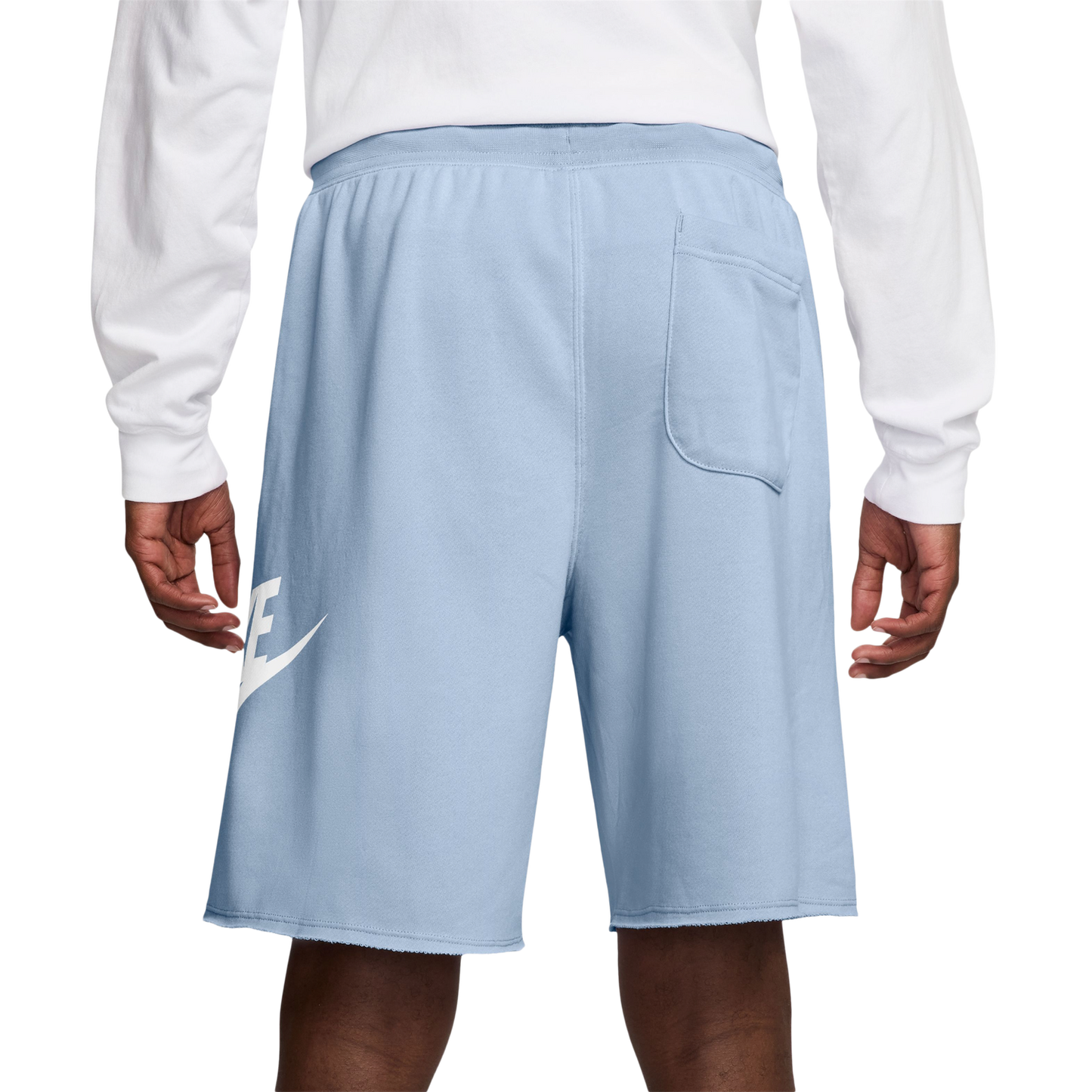 Nike Club Alumni FT Shorts - Men's - White/Blue