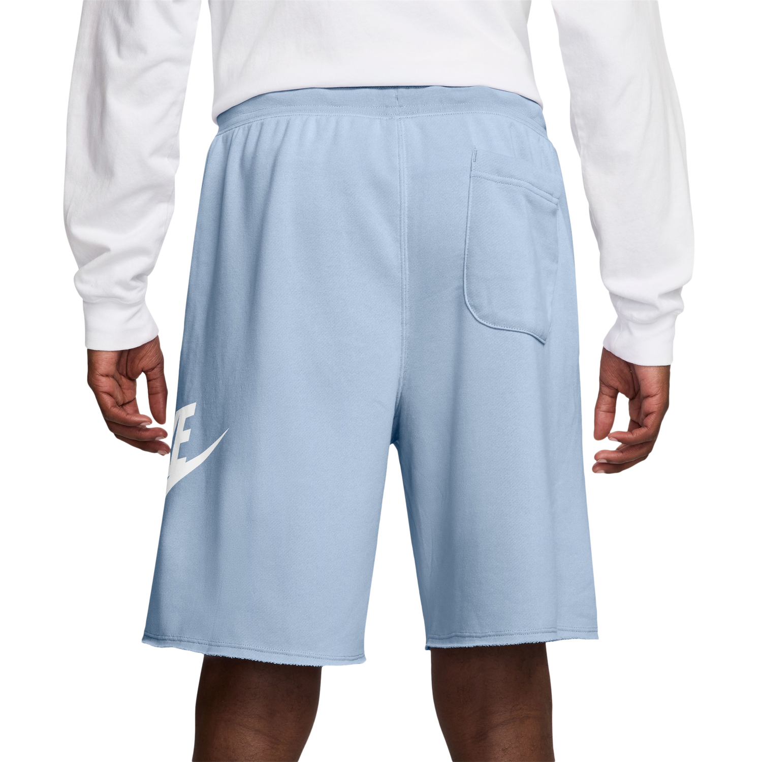 Nike Club Alumni FT Shorts - Men's - White/Blue