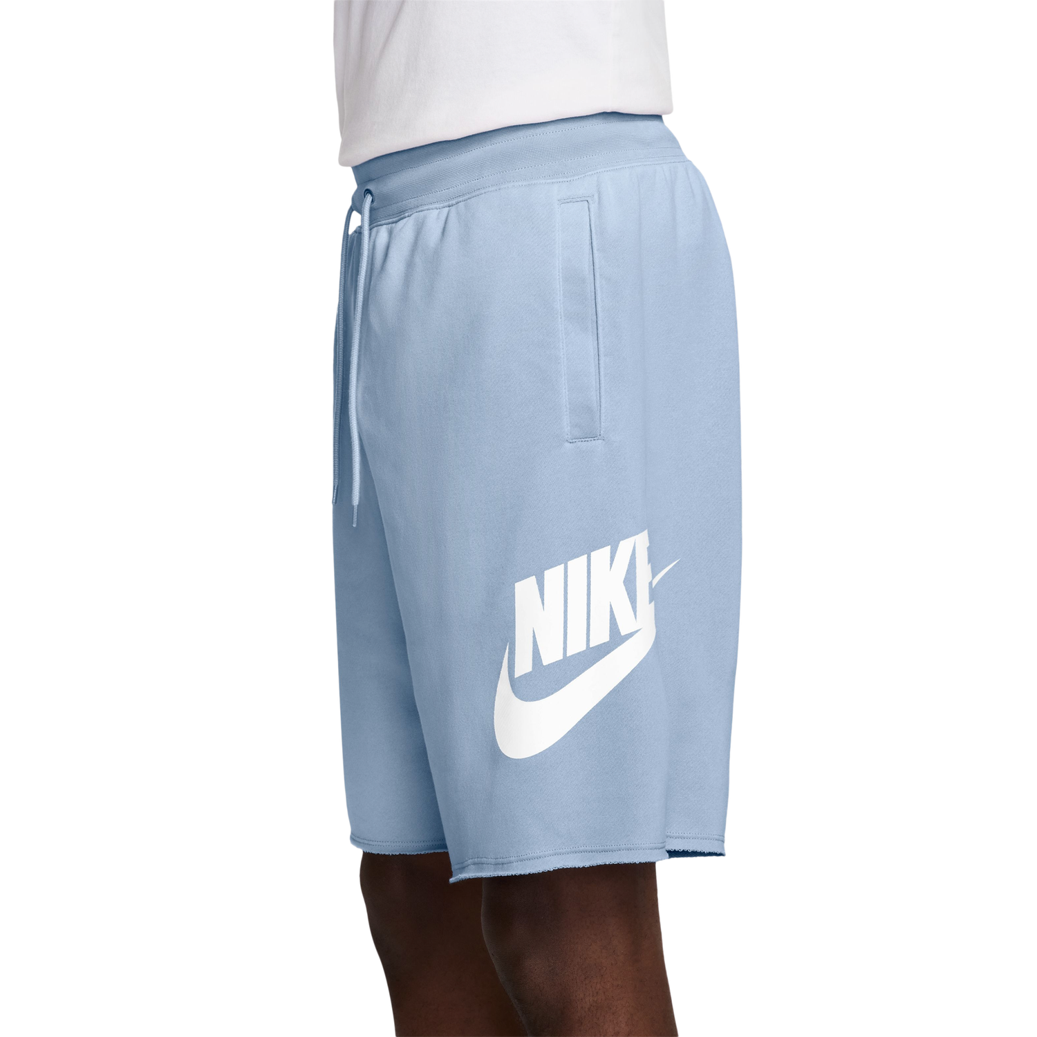 Nike Club Alumni FT Shorts - Men's - White/Blue