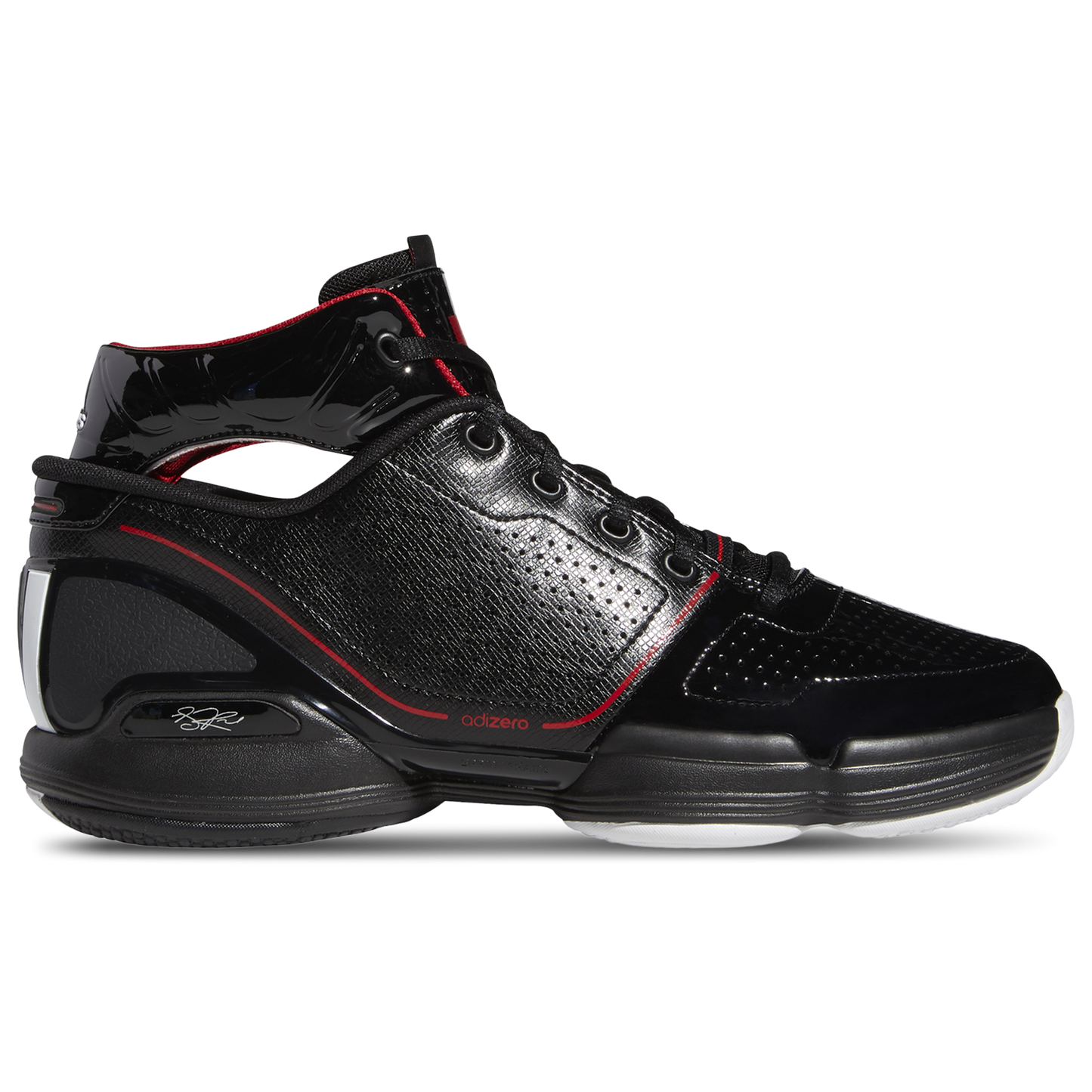 adidas Adizero Rose 1 - Men's - Scarlet/White/Black