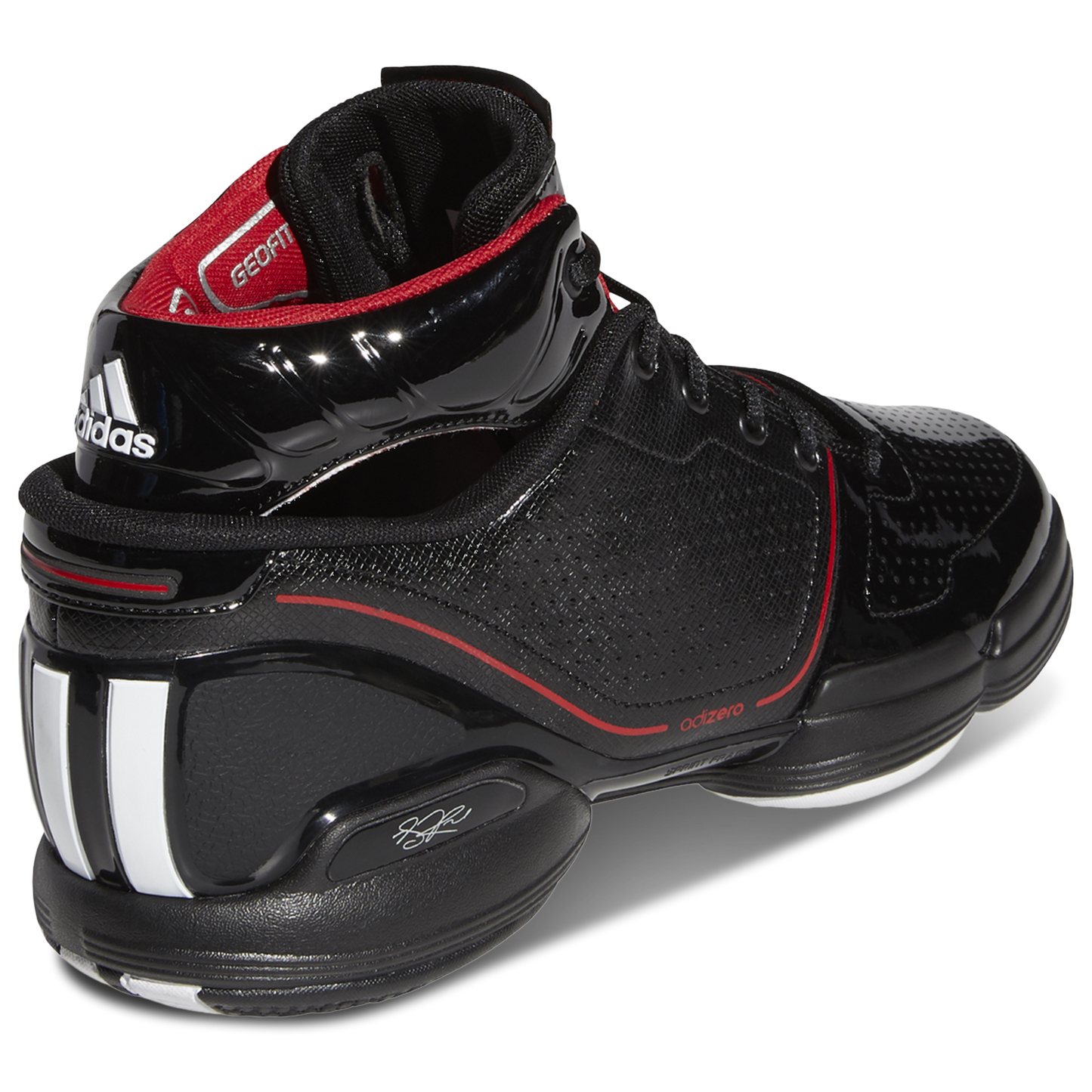 adidas Adizero Rose 1 - Men's - Scarlet/White/Black